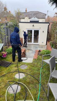 Driveway And Patio Clean using honda 21 ltr/min