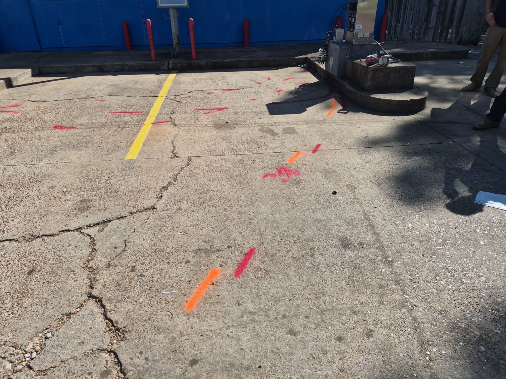 Underground Utility Locating for Memphis Commercial Site by Alsip Locating Service, LLC