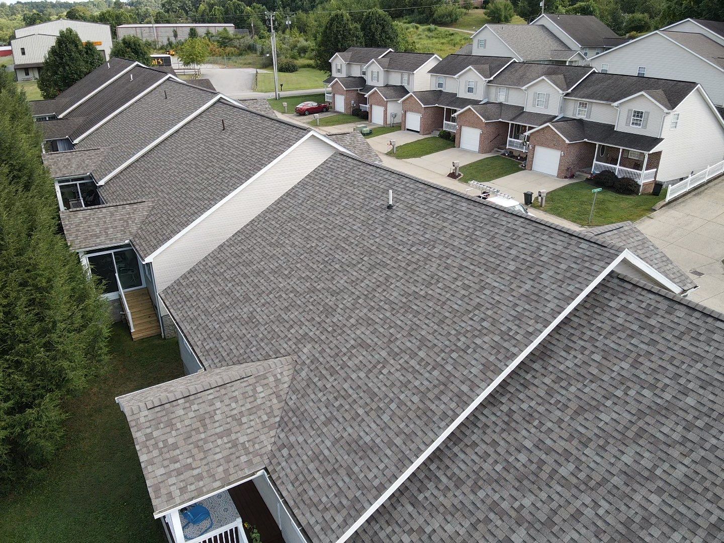 Residential Roofing Installation using Driftwood by Rainstoppers Roofing