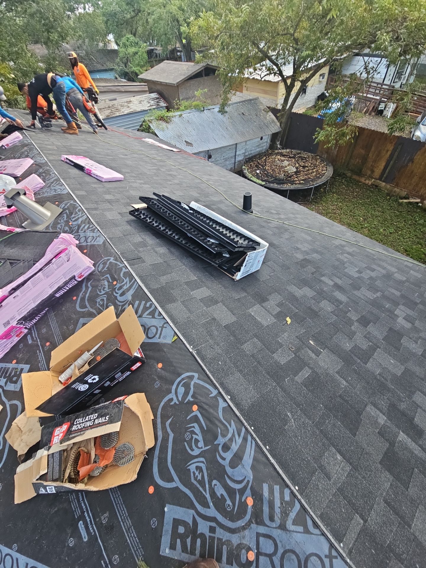 Residential Roofing Installation using Owen's Corning Duration (Lifetime) Shingles by Roof Repair Company