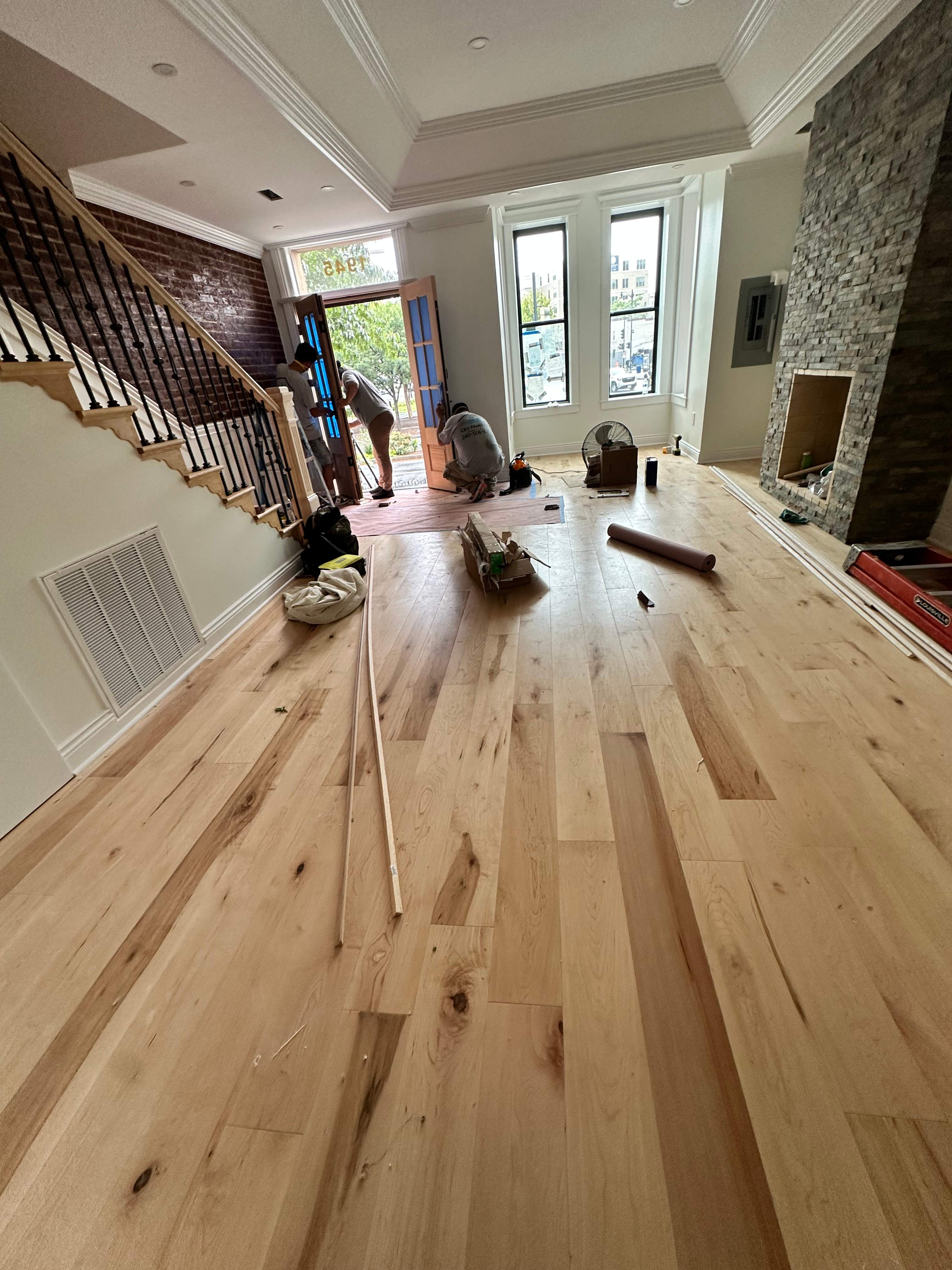Historic Home- 100+ Year Old Wood Door Restoration by C & V PAINTING SERVICES LLC