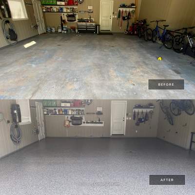 Project in Elkhart by Innovative Spaces / Innovative Concrete Coatings