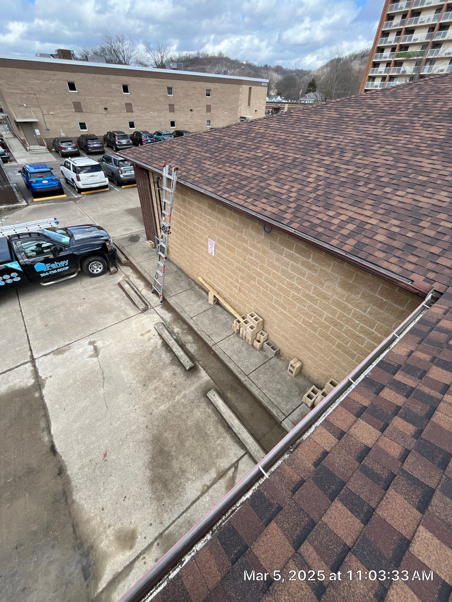 Commercial Roofing Installation using Certainteed Landmark Pro Shingles by Fahey Roofing + Contracting