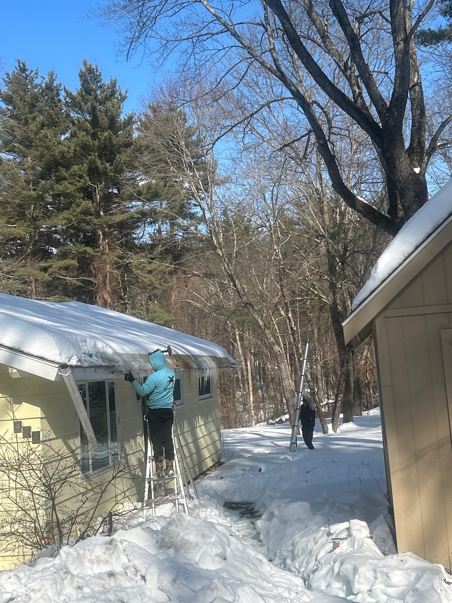 Gutter Installation Project in Stow by Mighty Dog Roofing of Greater Middlesex County