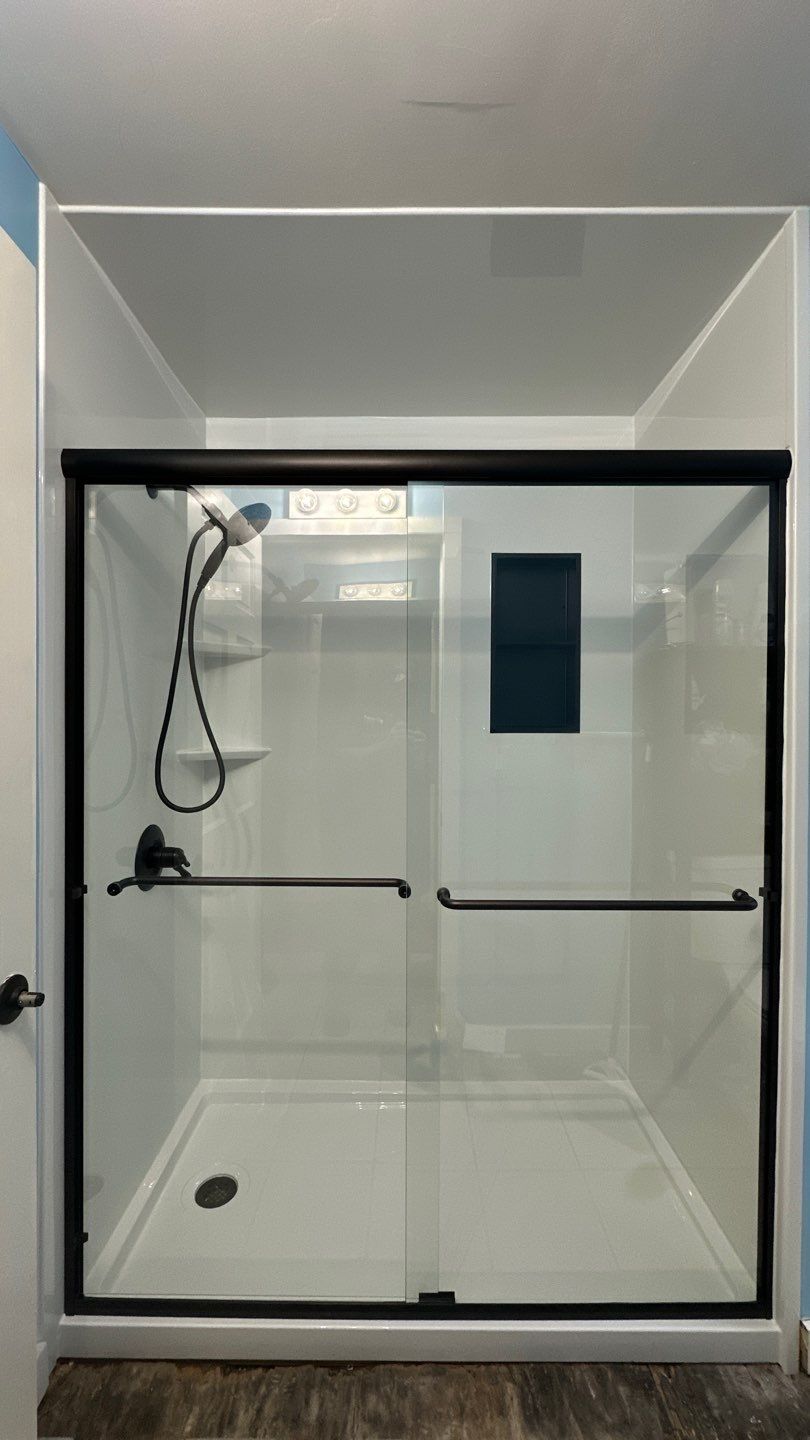 Tub to Walk-In Shower Installation in Bristol, CT  by Yankee Home Improvement