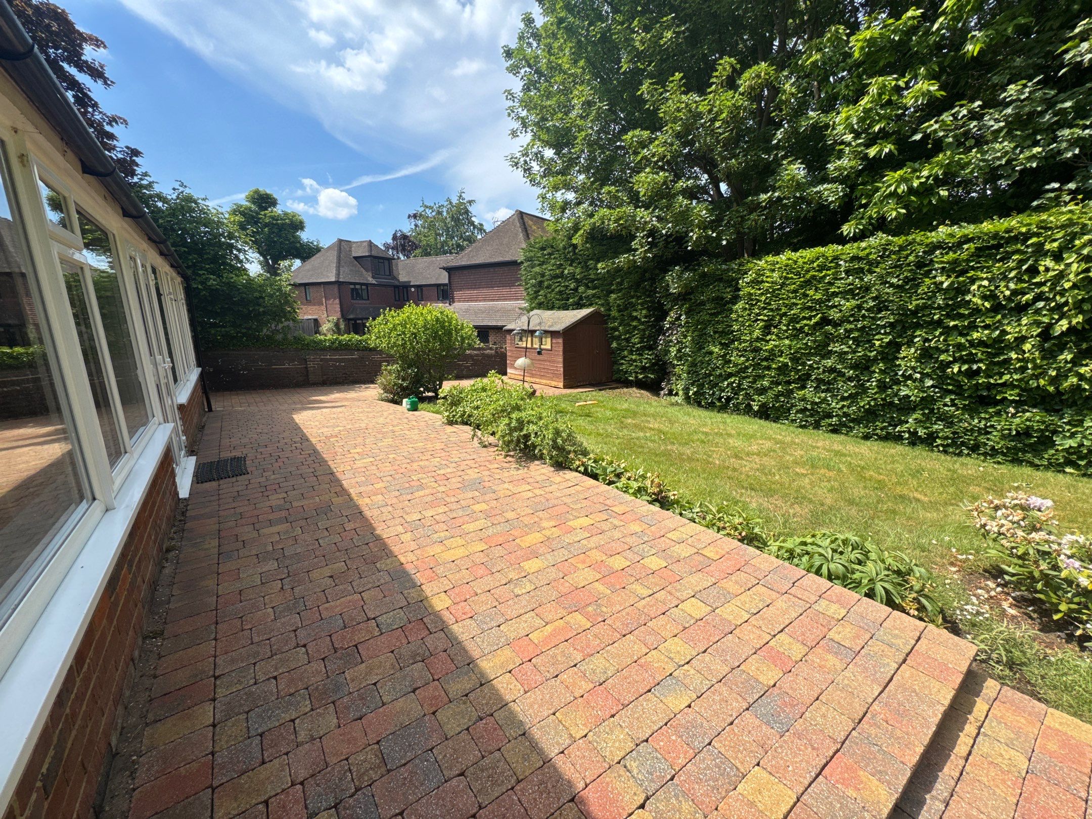 Patio Clean using Honda 21lt High Pressure Machine by Ges Exterior Cleaning ltd