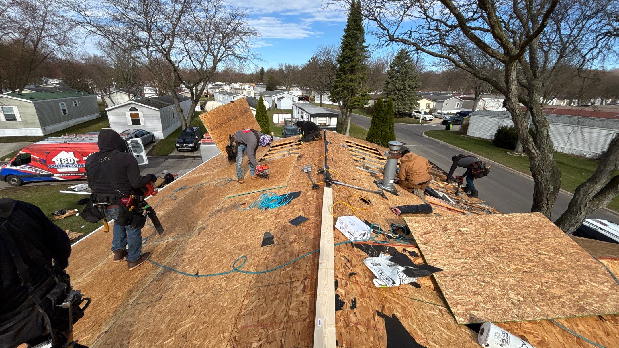 Roof Replacement using Owens Corning Sierra Gray by 180 Contractors