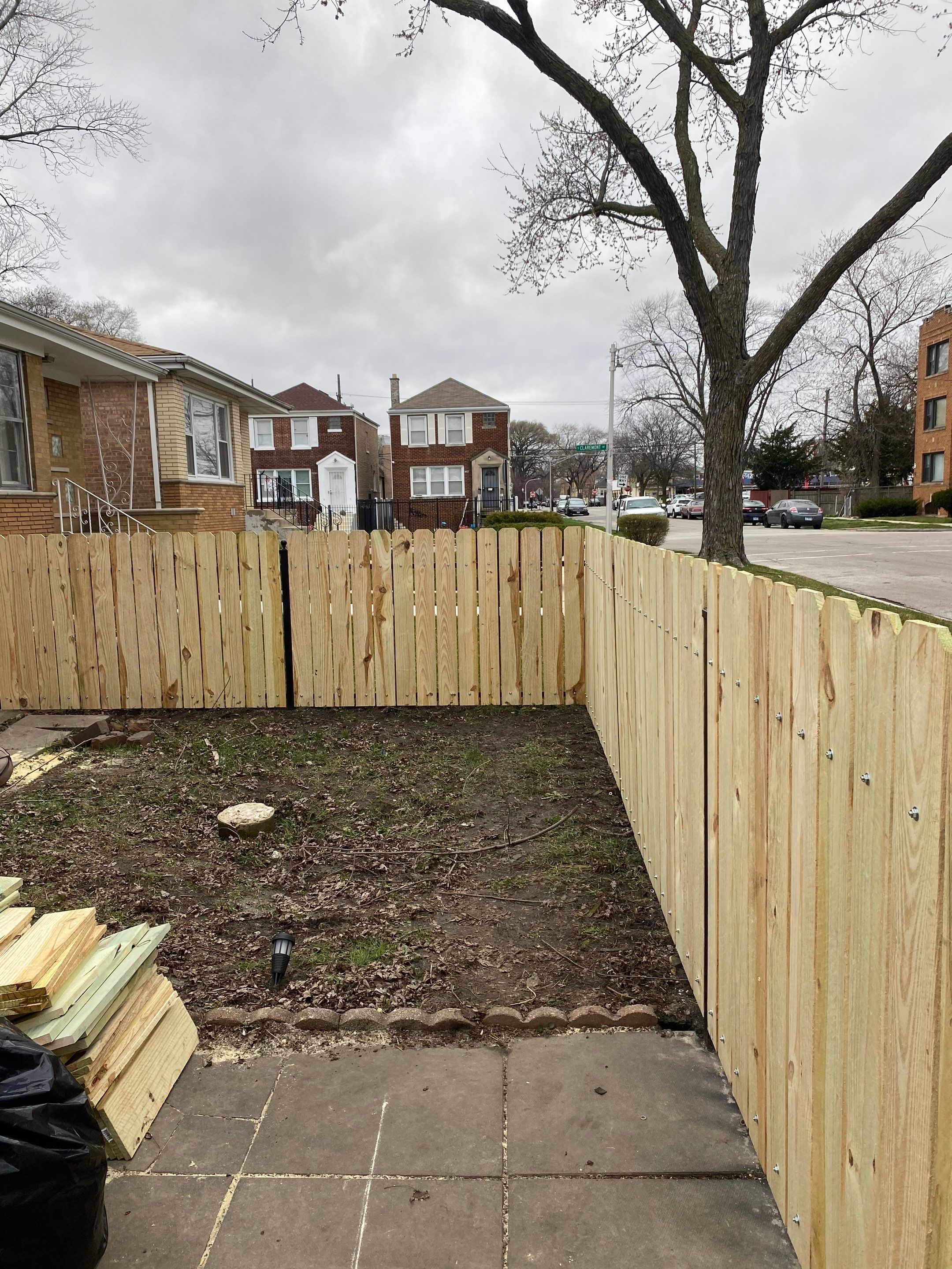 Fence Installation using pressure treated lumber  by INQUSE GENERAL CONTRACTOR