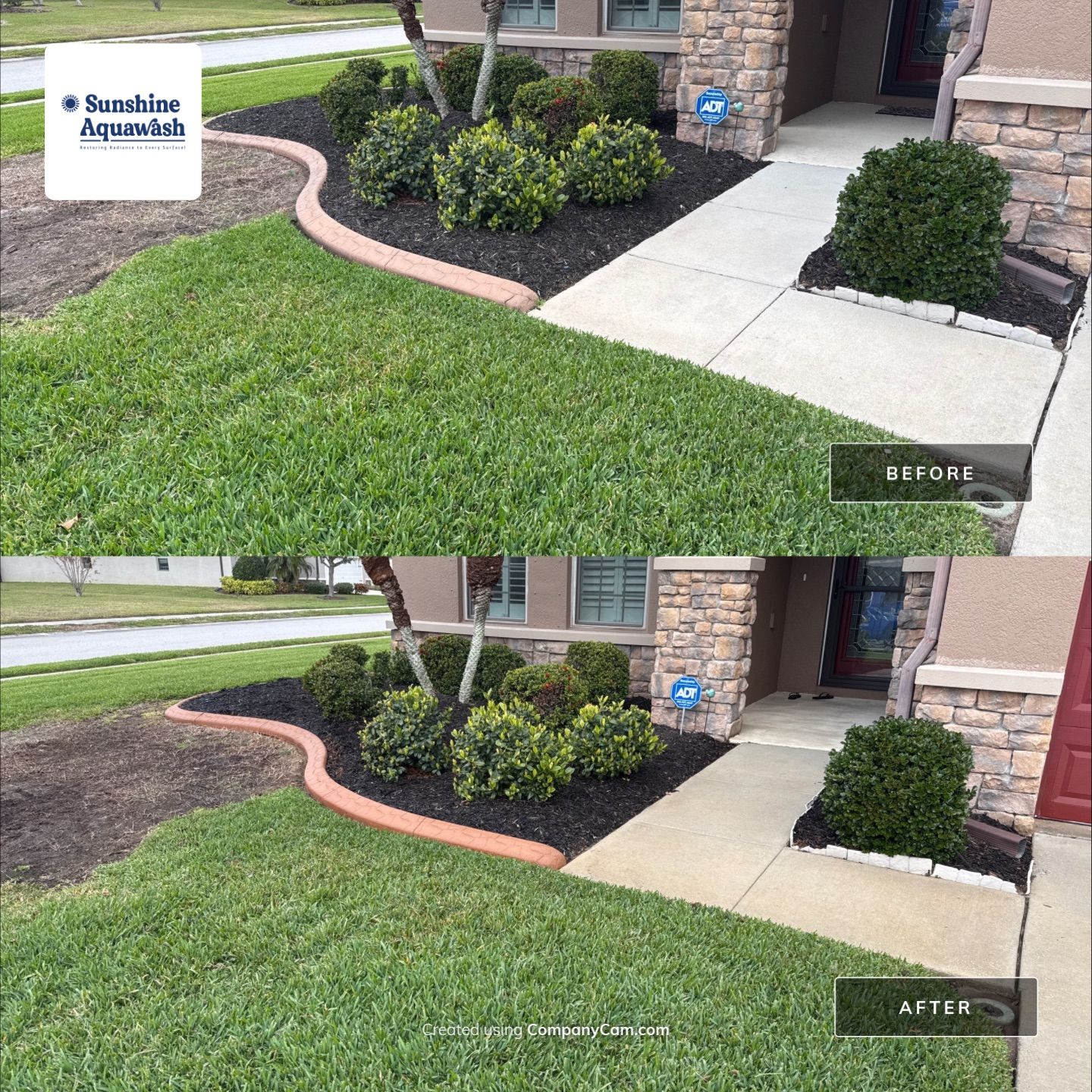 Transform Your Driveway & Curb Appeal with Sunshine AquaWash! | Expert Pressure Washing Services by Sunshine AquaWash
