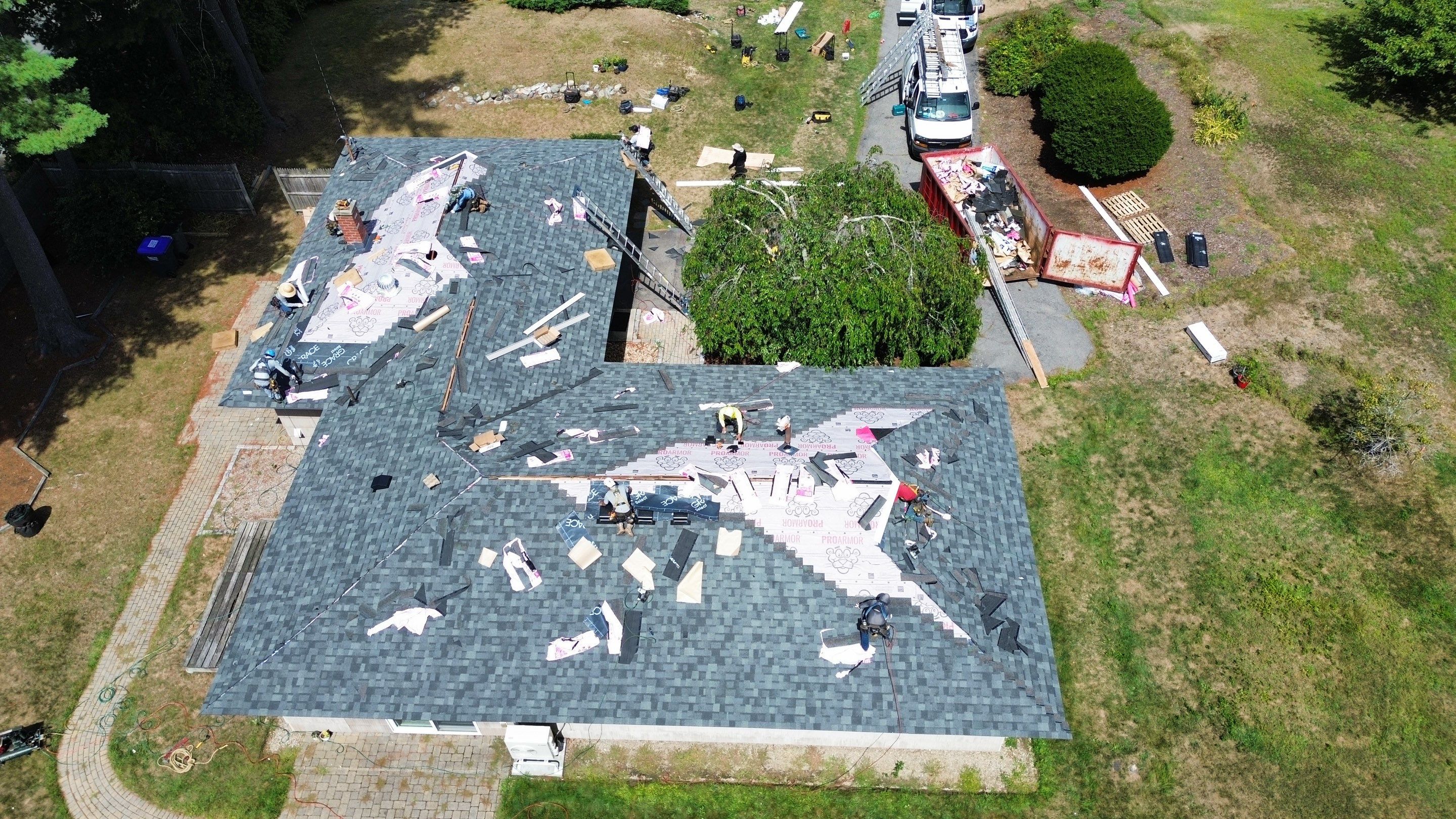 Roof Replacement & Gutter Installation – Chelmsford, MA by Mighty Dog Roofing of Greater Middlesex County