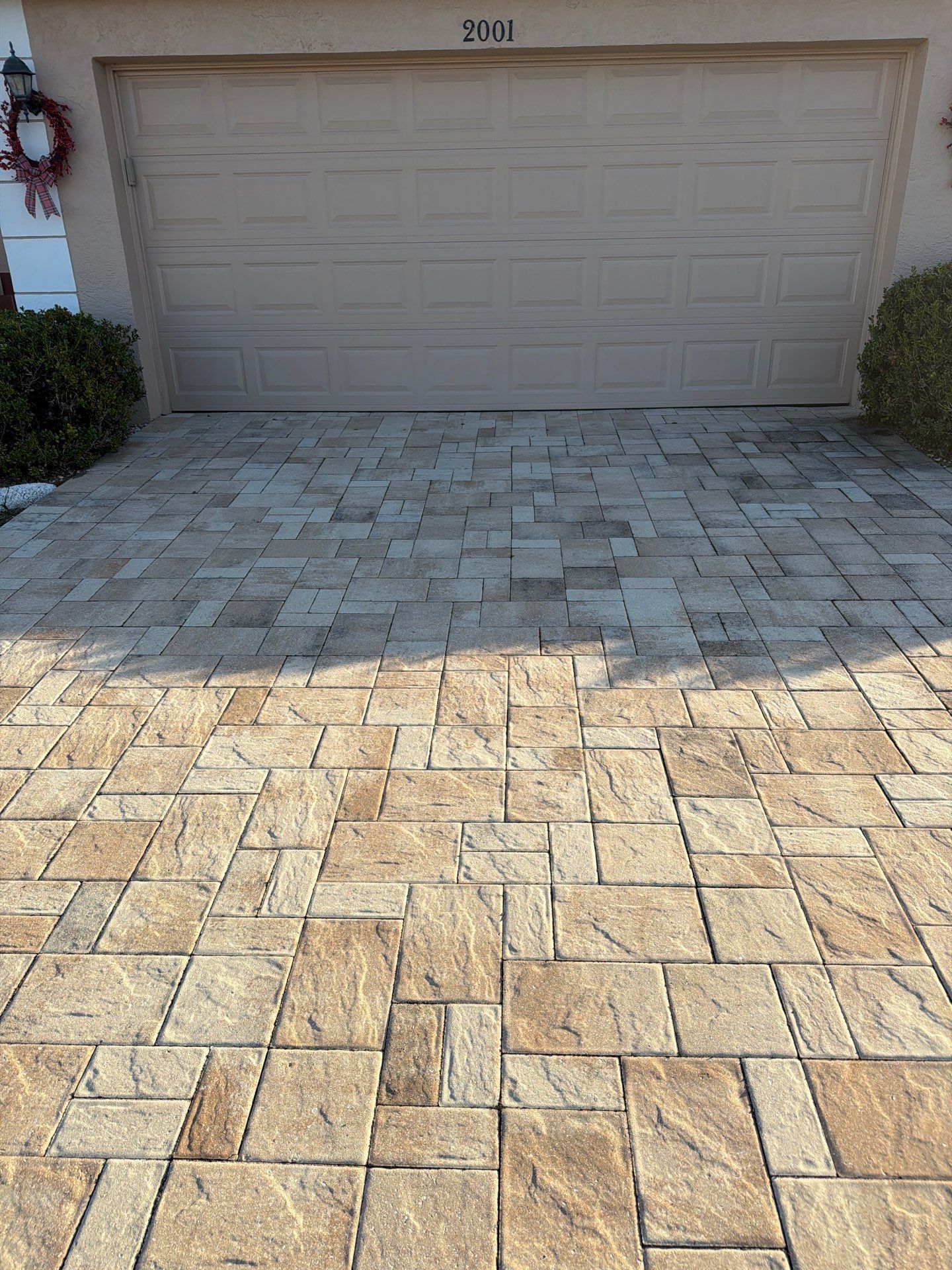 Driveway and Walkway Paver Sealing Project in Sun City Center by Supreme Paver Experts