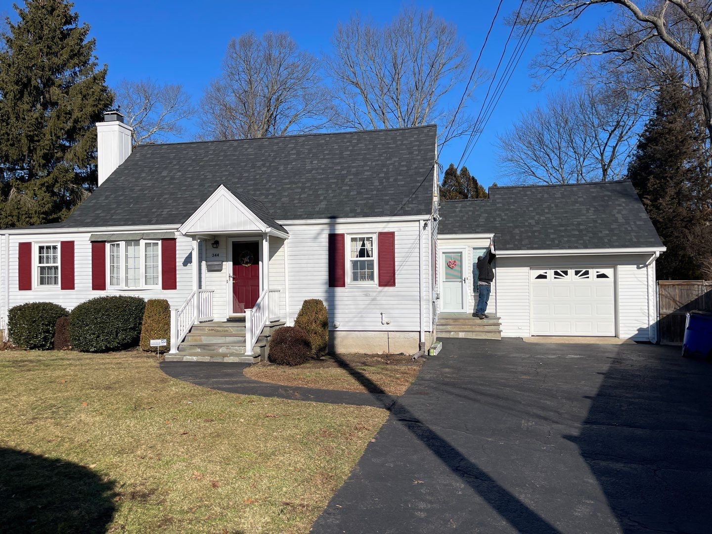 Fence Installation using Privacy Vinyl Fence by A Plus Exterior