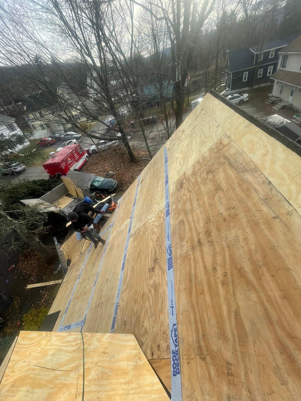 Residential Roofing Installation using Owens Corning TruDefinition Duration - Onyx Black by A Plus Exterior