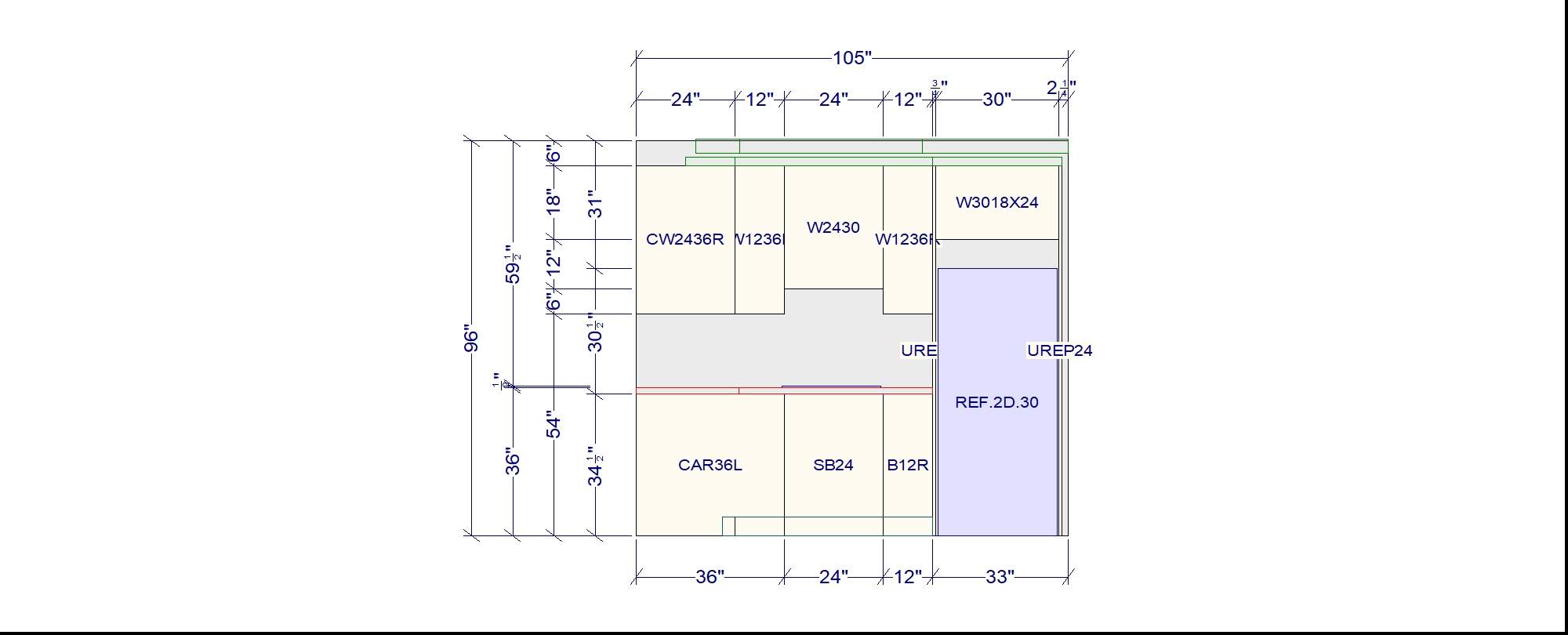 Kitchen Remodel using Cabinets by Home Concepts Construction