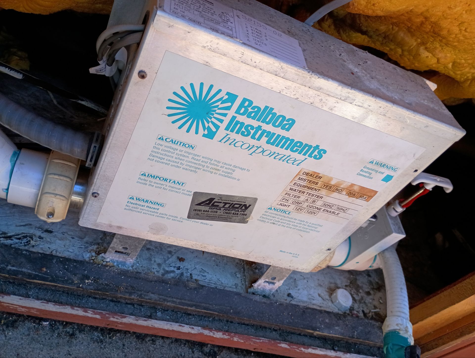 Hot Tub Control System and Pump Repair in San Diego by Action Spa Repair LLC