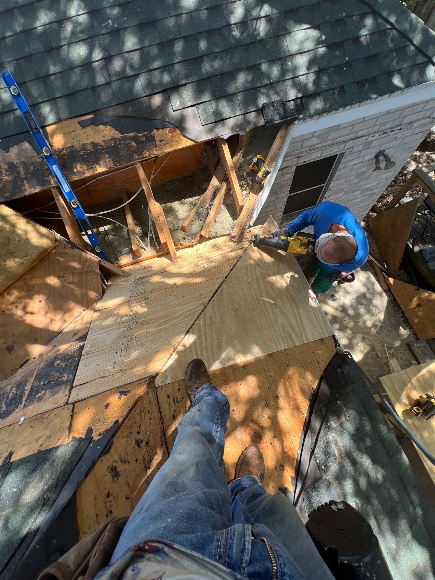 Rotting away under the Oaks by Bayfront Roofing and Construction