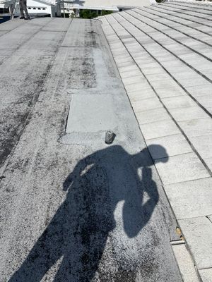Residential Roofing Repair using Modified Cap Sheet
