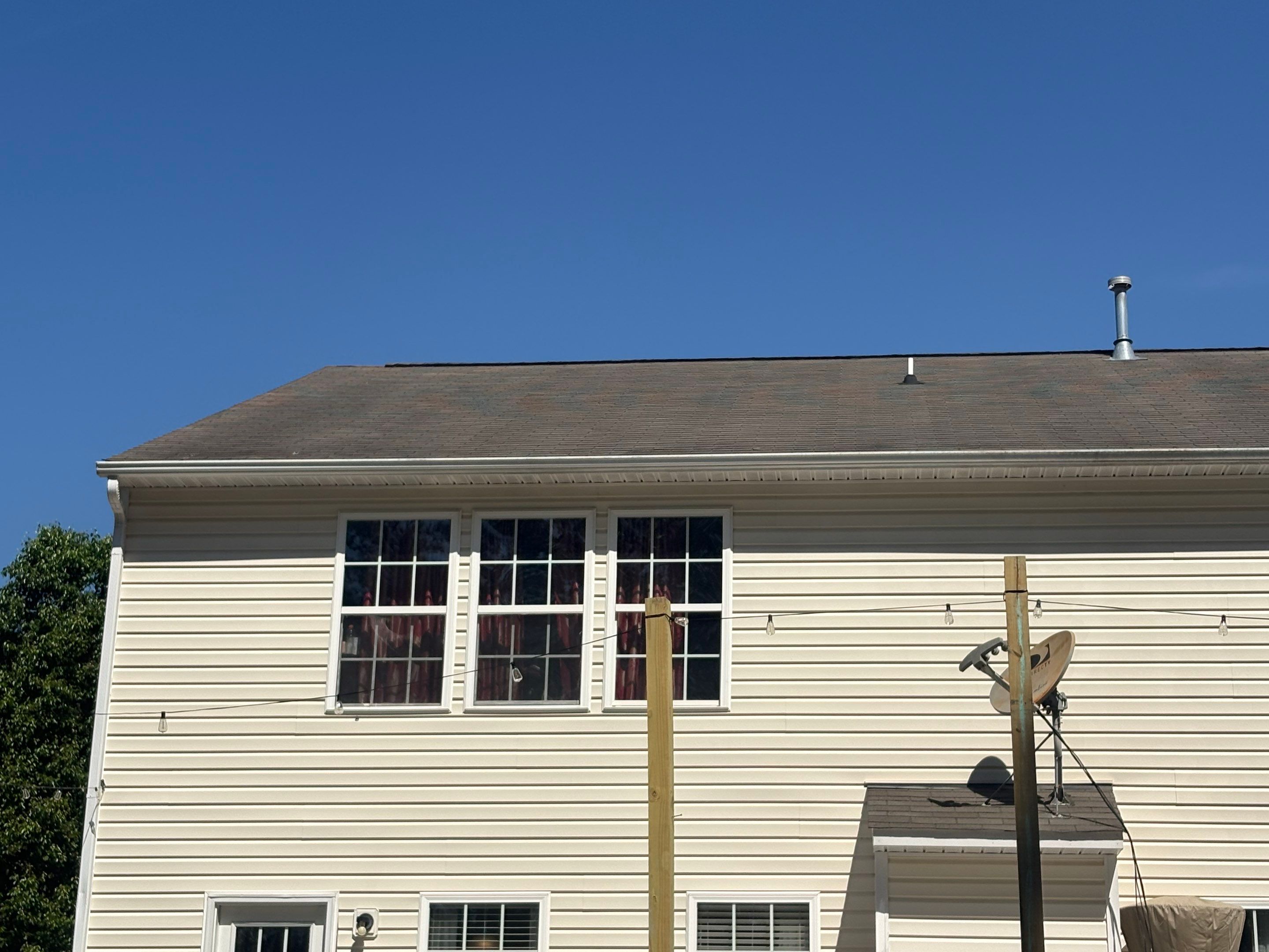 Roof replacement by wind damage by Just Brilliant Restoration JBR