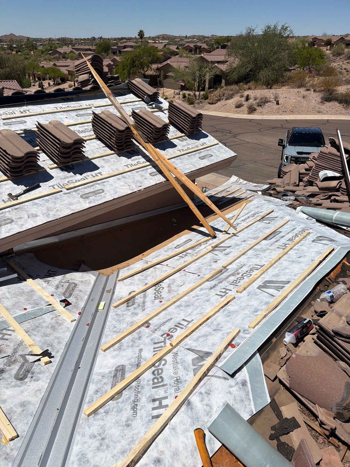 Project in Fountain Hills, AZ by Saint Roofing