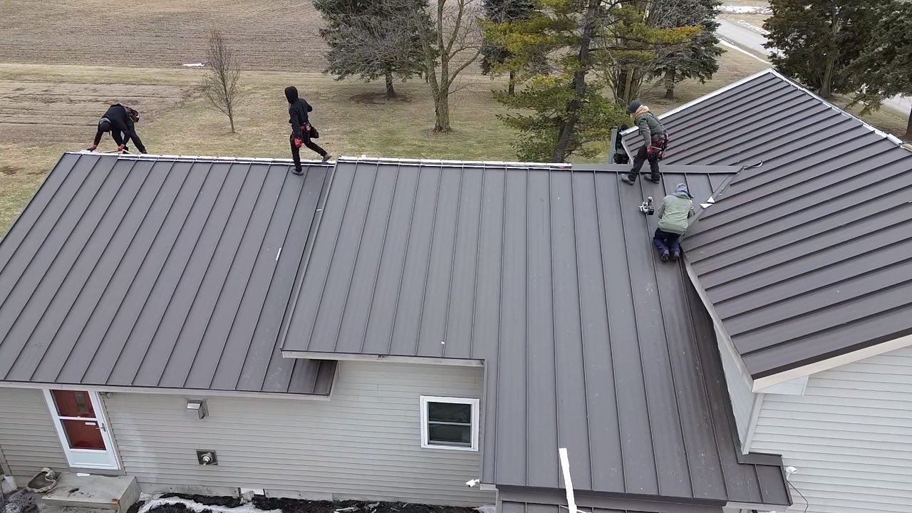 Standing Seam & Exposed Fastener Metal Roof Installation – Bluffton, IN by 4Ever Metal Roofing