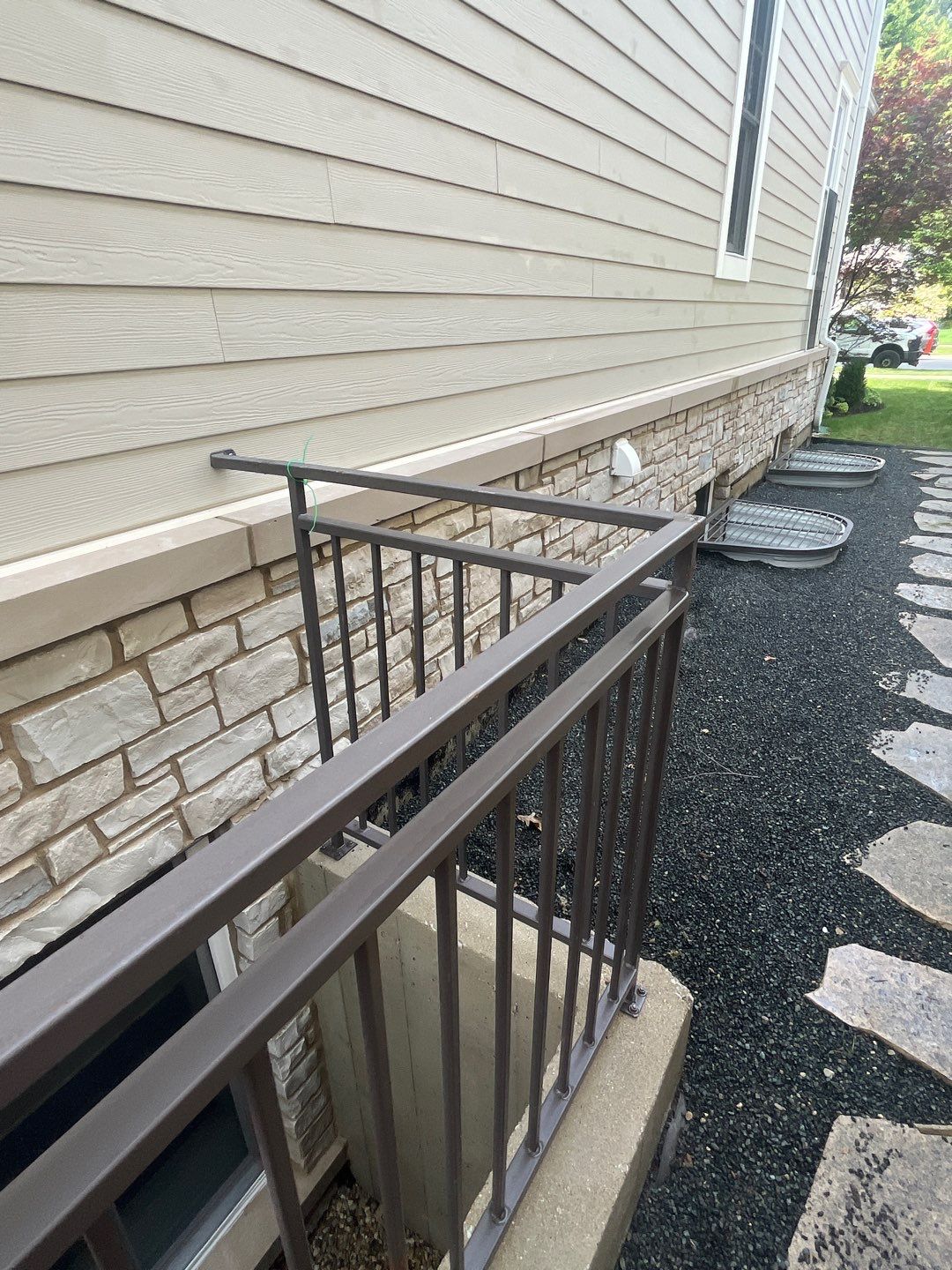 Hardie Board House & Detached Garage Soft Washing by Northern Power Washing LLC.