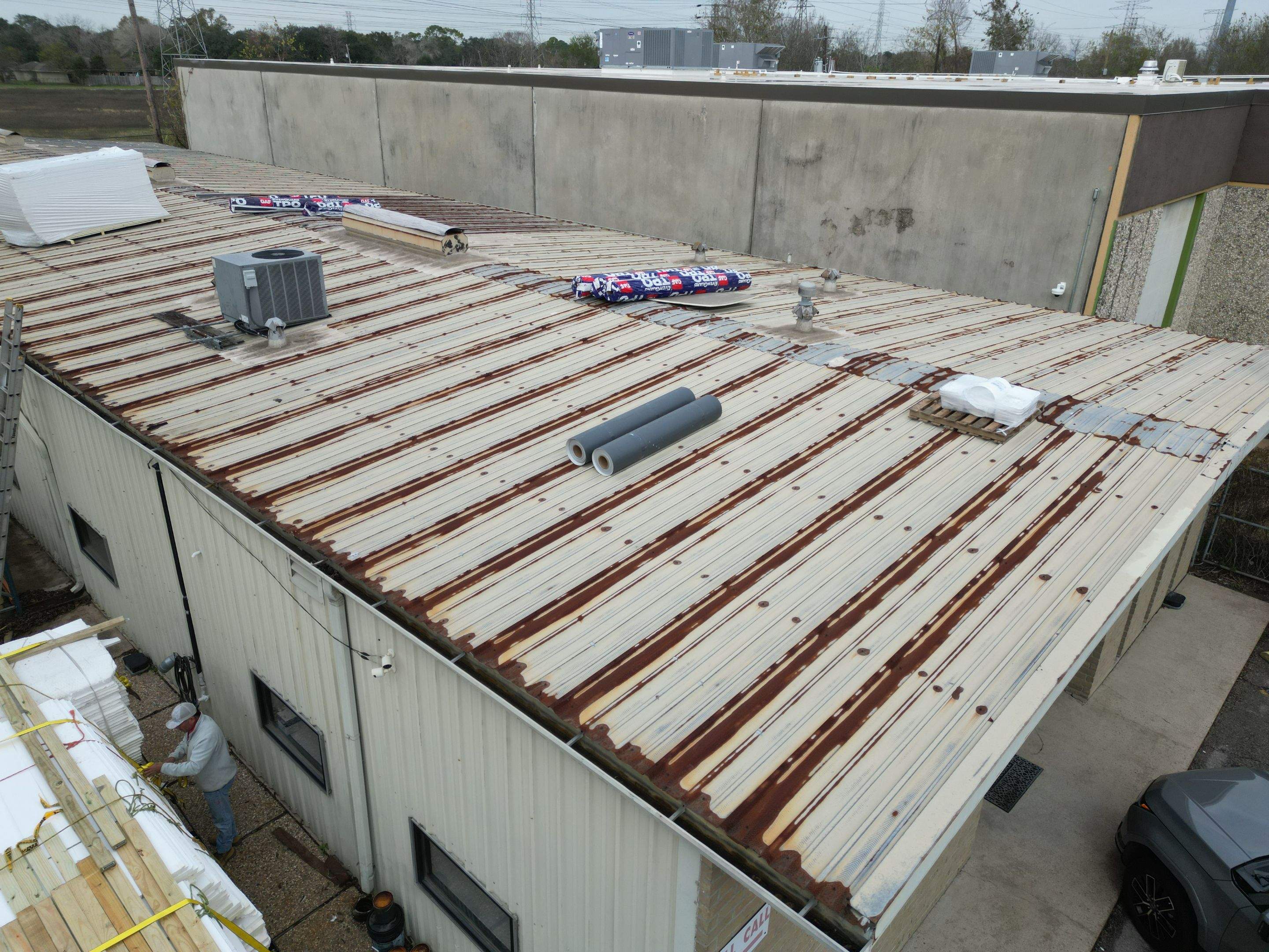 GAF TPO Metal Retrofit by HHH Roofing & Construction