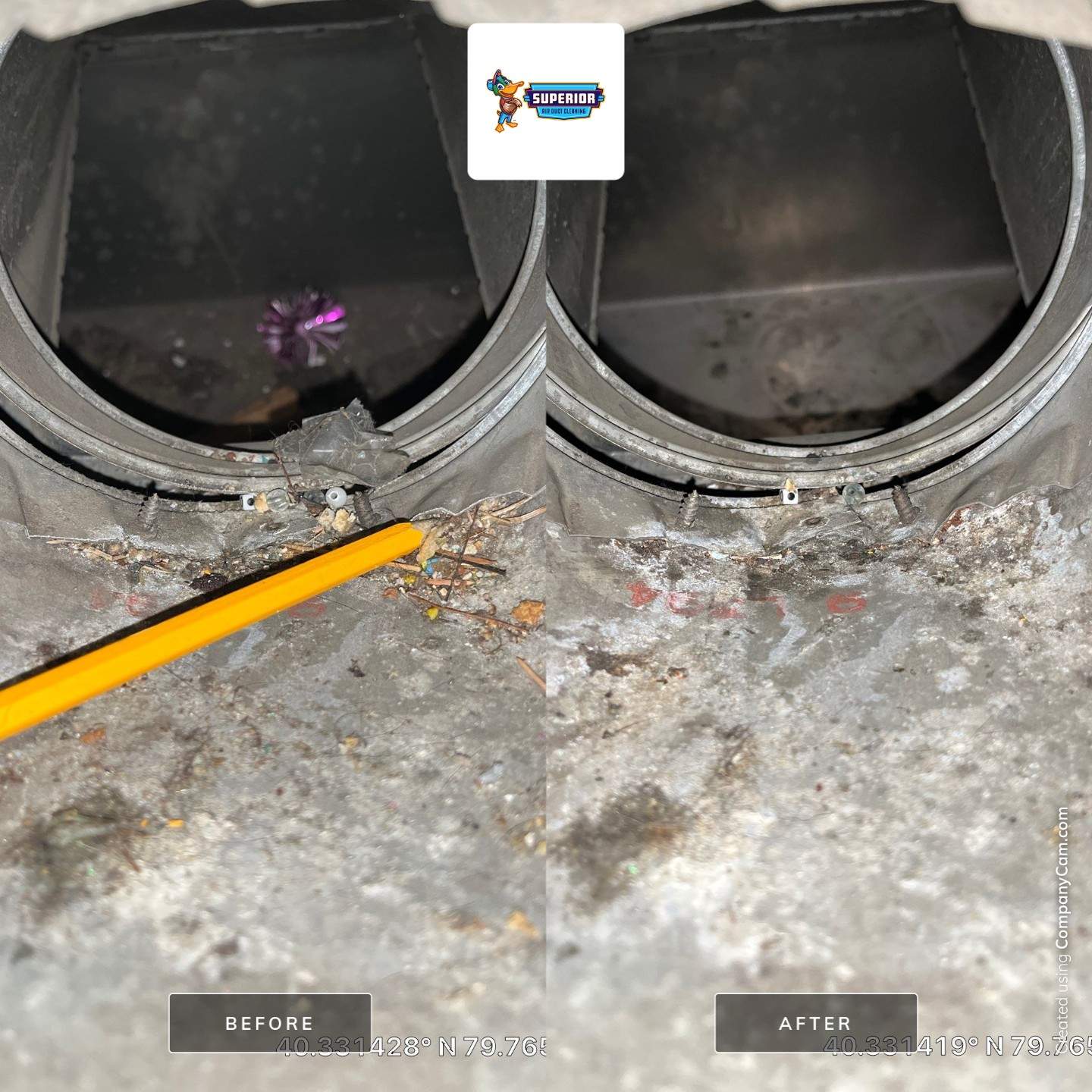 Air Duct Cleaning With a Vacuum Truck in North Huntingdon, PA by Superior Air Duct Cleaning
