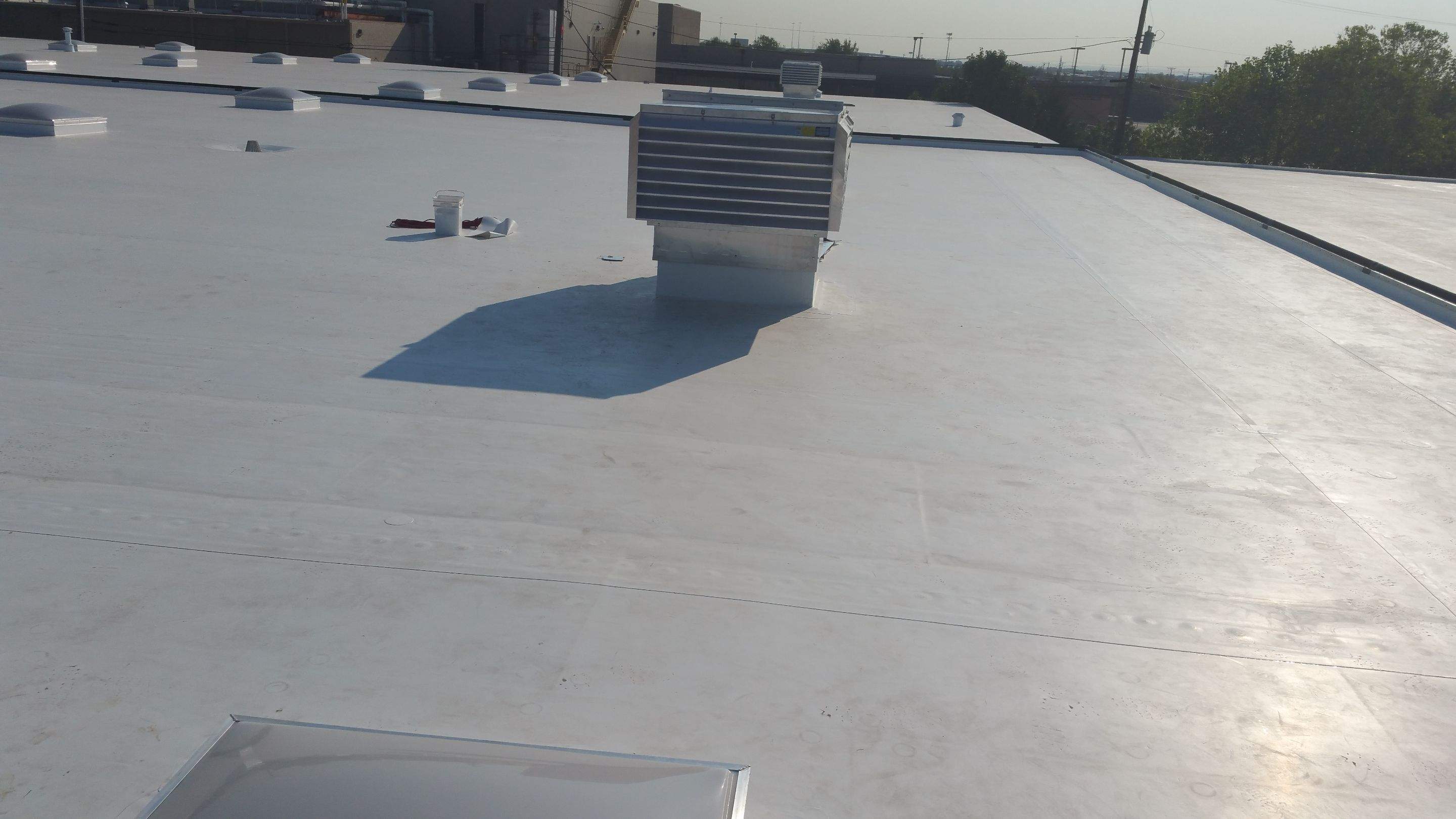 Massive Storm Damage Project - Factory in Arlington by First United Roofing & Construction