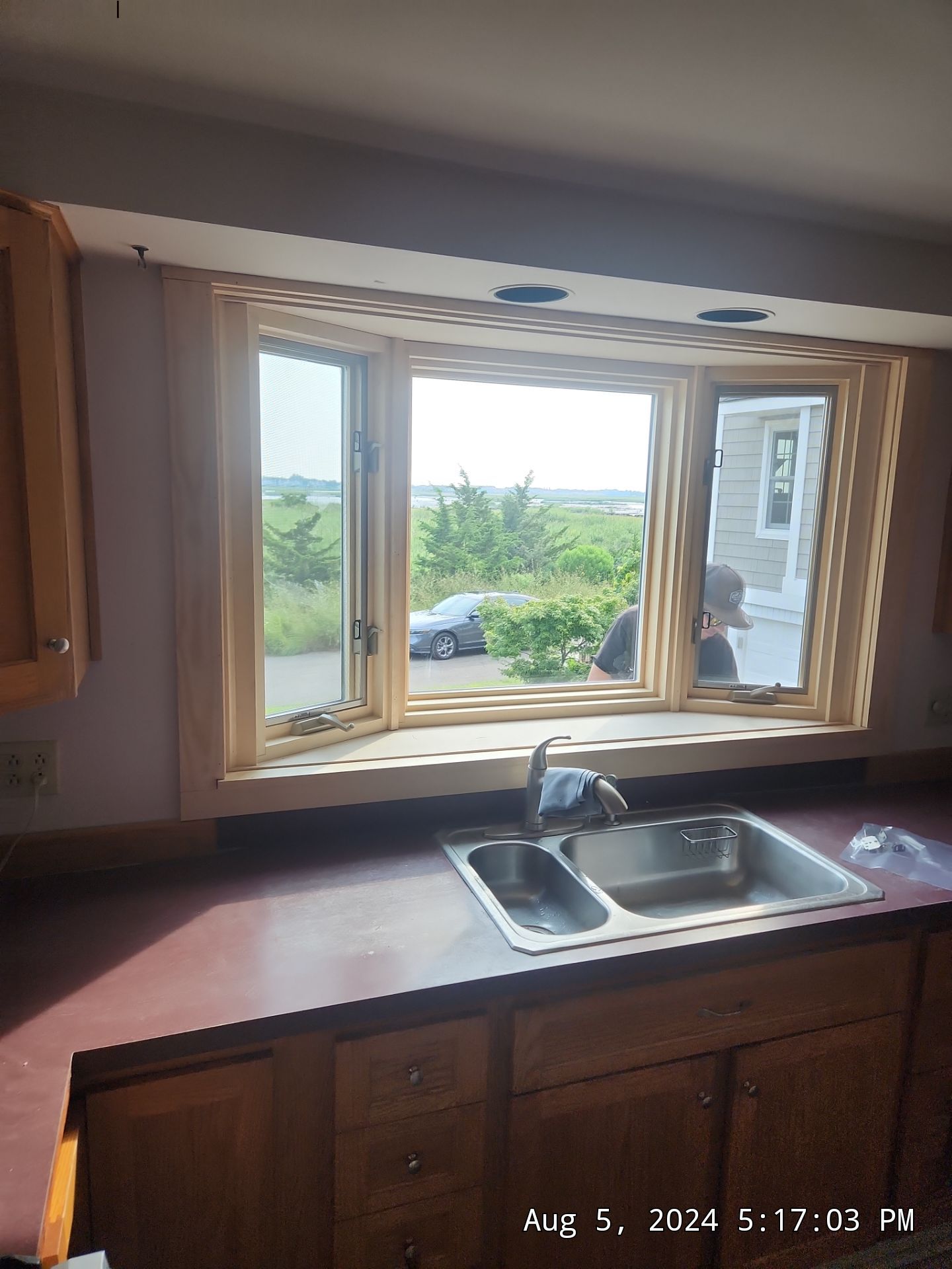 Siding Repair using New wood siding using T1-11 by A Plus Exterior