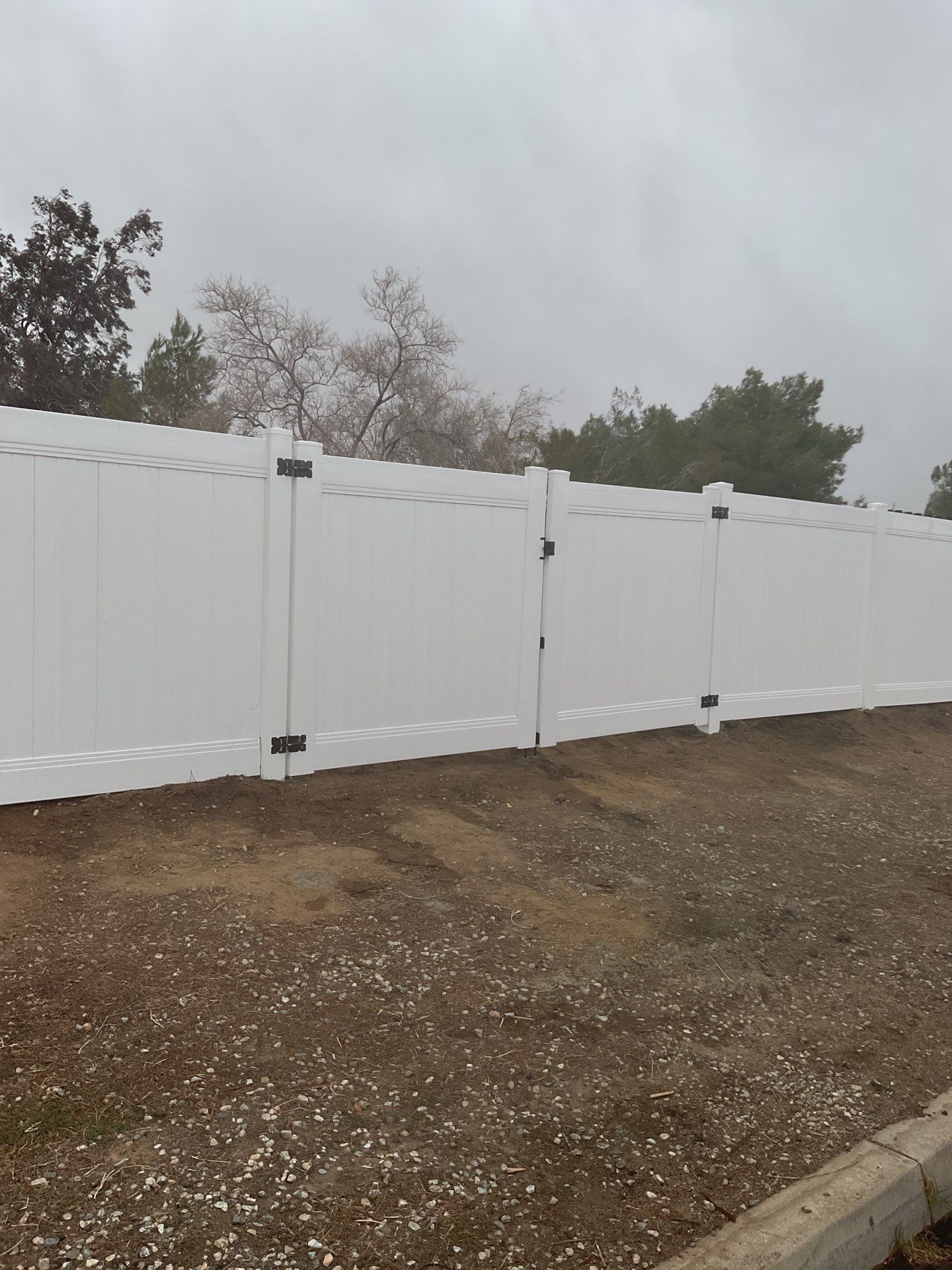 Fence Installation using Vinyl by Fence Guys Inc. 