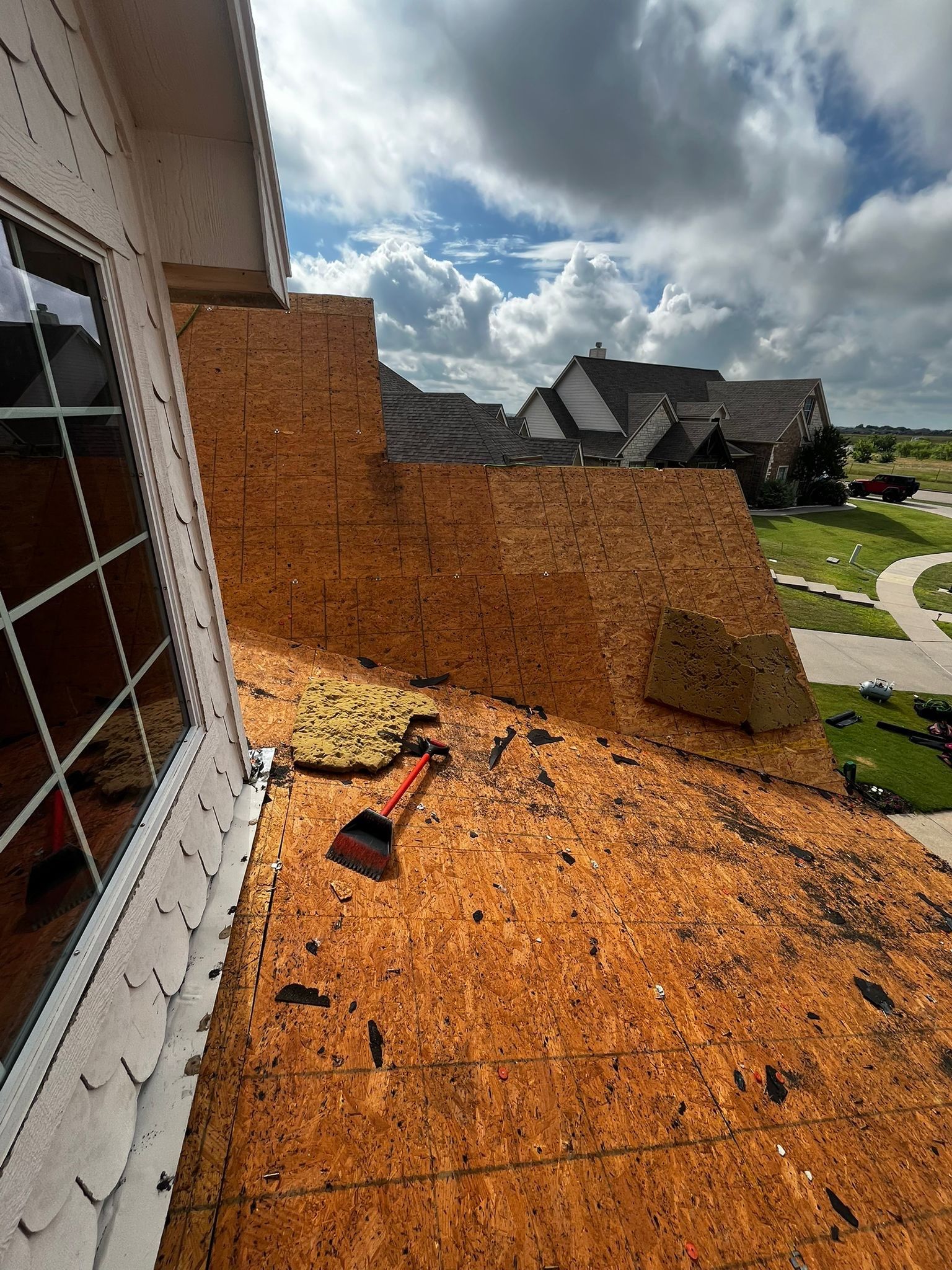 Project in Cleburne by Lonestar Roofing and Restoration LLC.