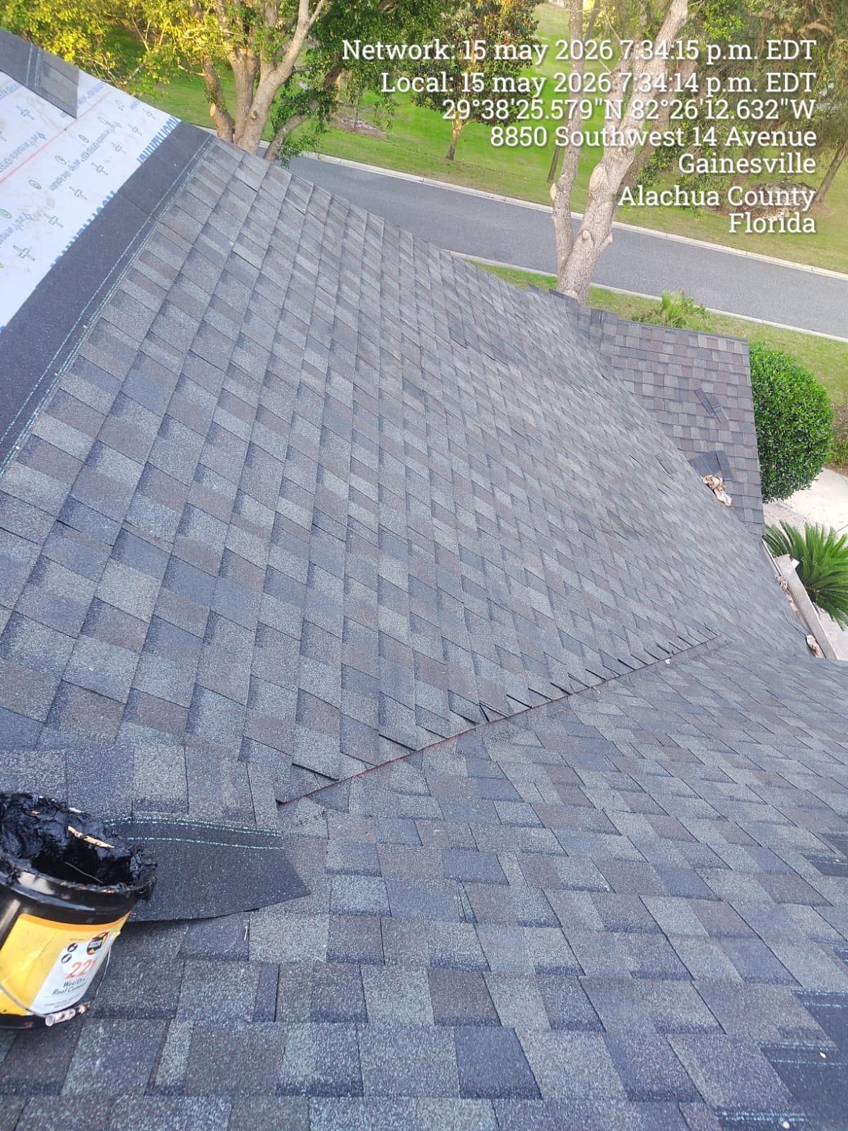 Architectural Shingle Roof Replacement and Decking Repair in Gainesville by Avenue Roofing