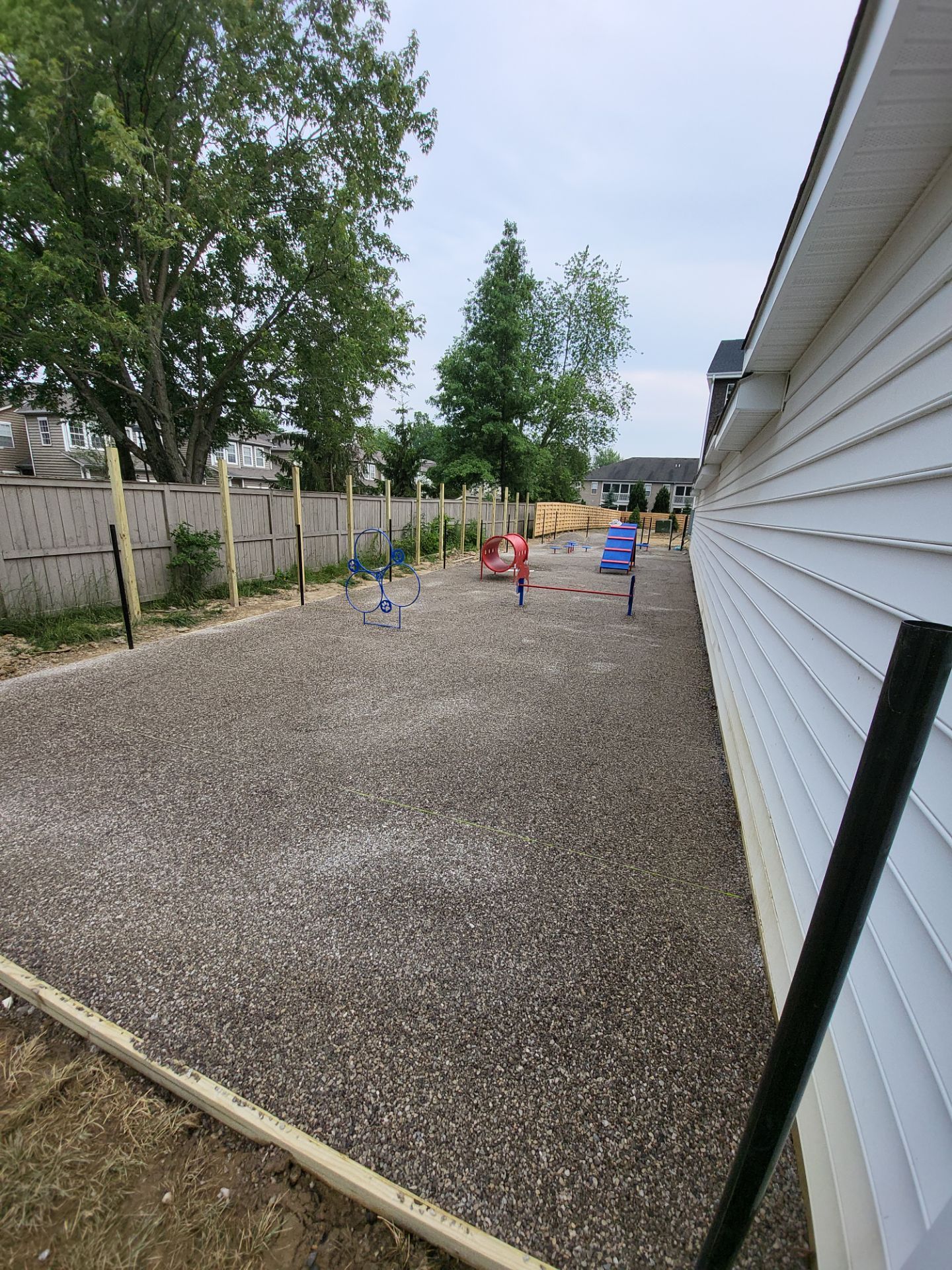 Commercial Fairmont Apartments Pet Park and Agility Course Installation in Westerville by Southwest Greens Midwest