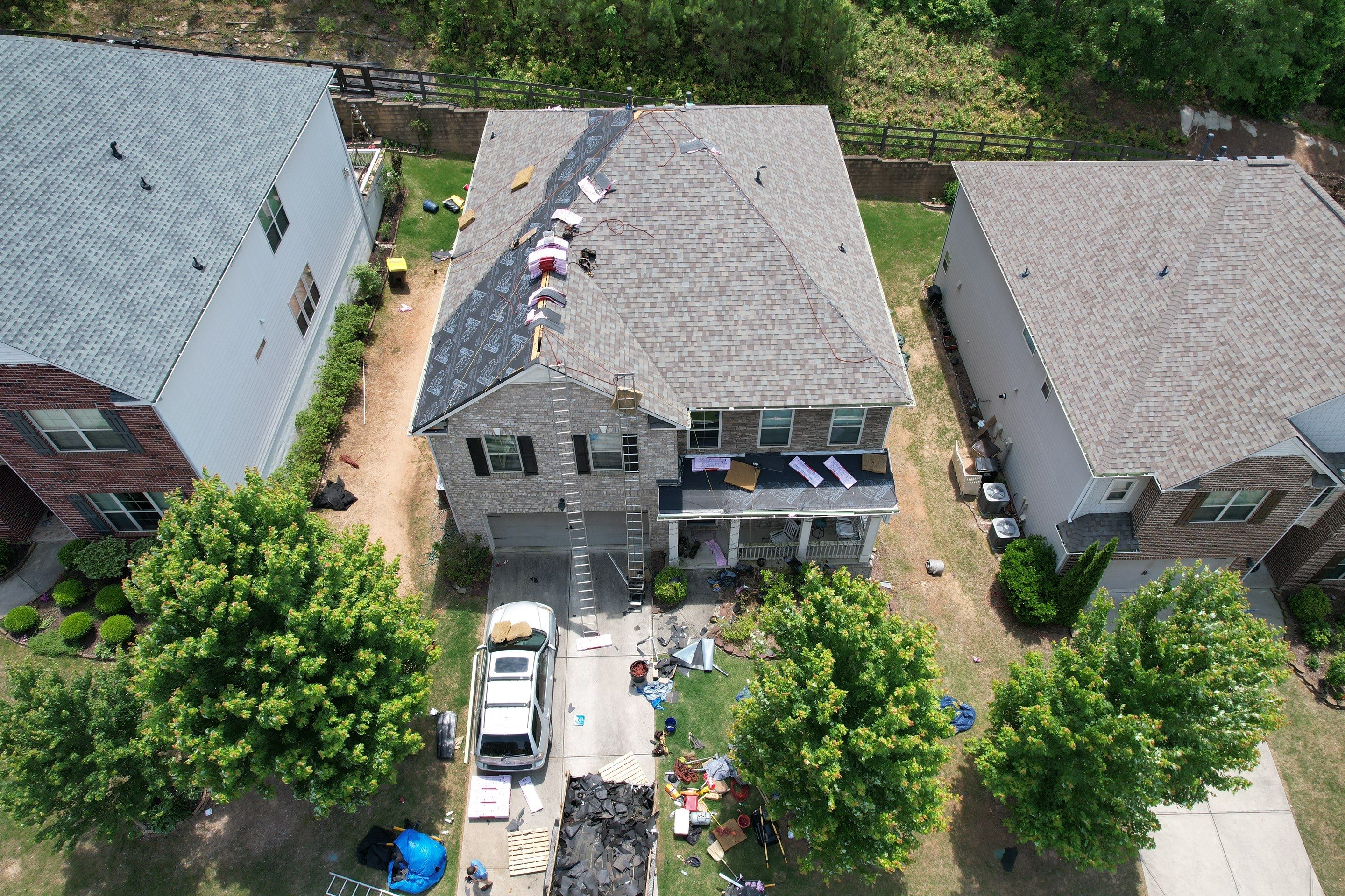 Residential Roofing Installation using Owens Corning by Inspector Roofing and Restoration