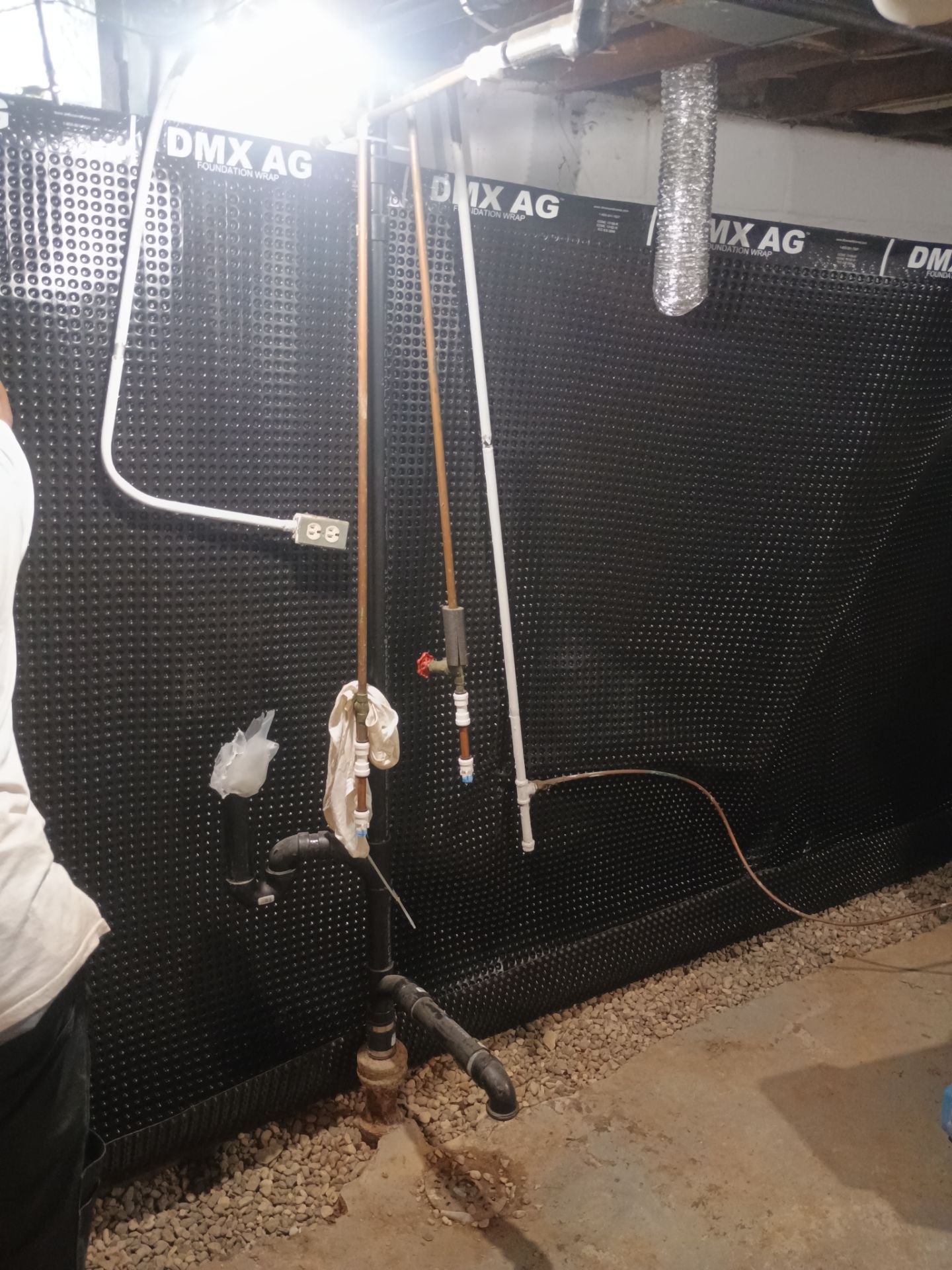Interior Drain Tile & Yard French Drain in St. Paul, MN by Waterproofing Northeast