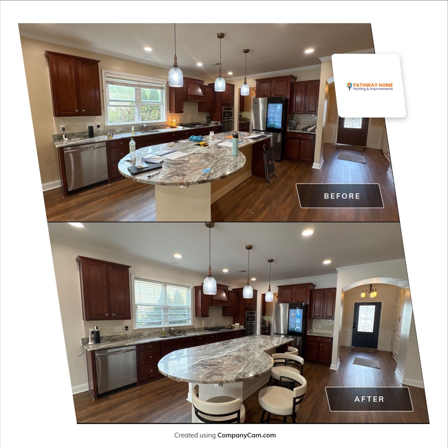 From Concern to Comfort: A Full Interior Transformation Done Right by Pathway Home Painting & Improvements