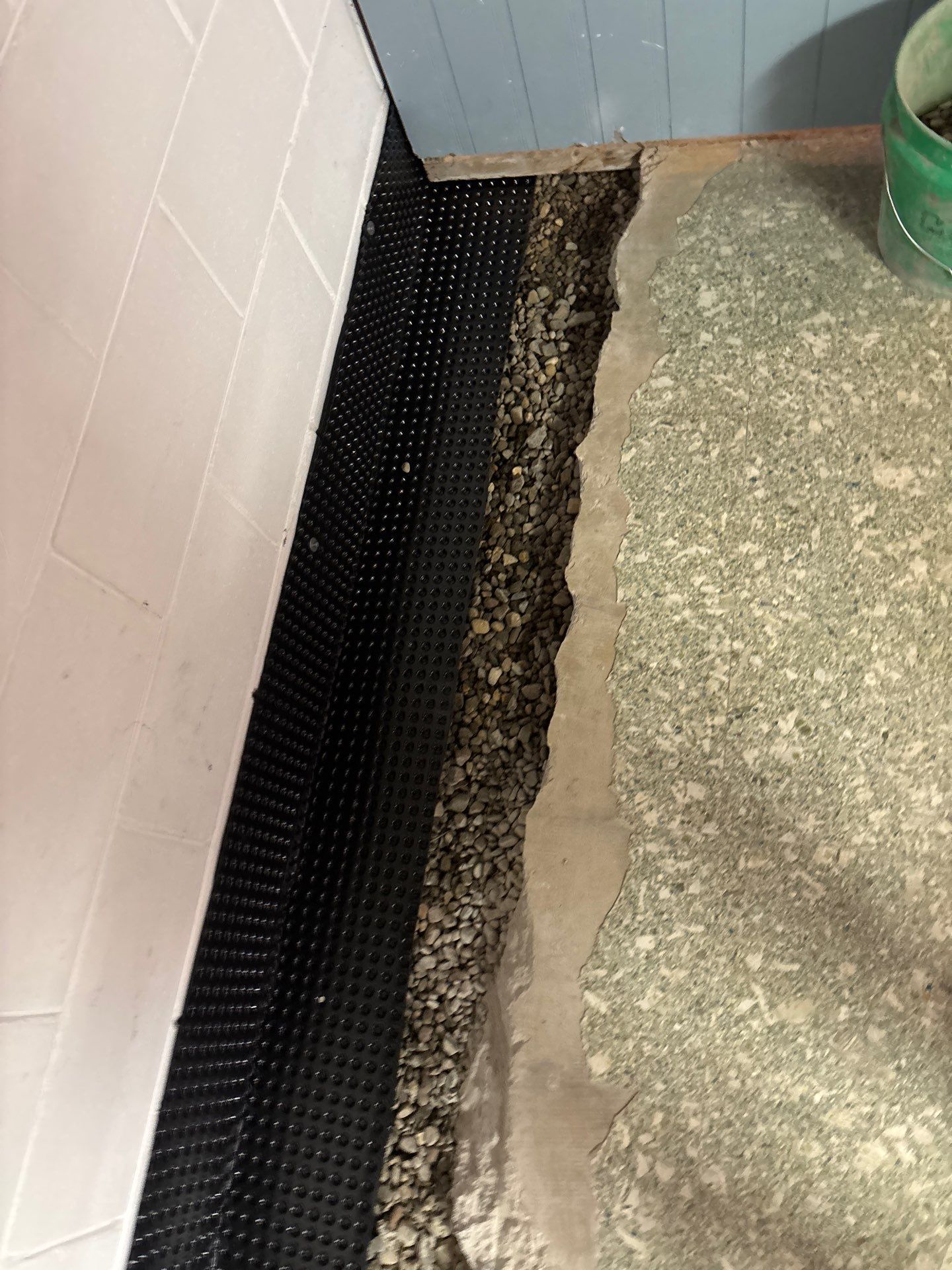 Drain Tile in Roseville for Carston by Waterproofing Northeast