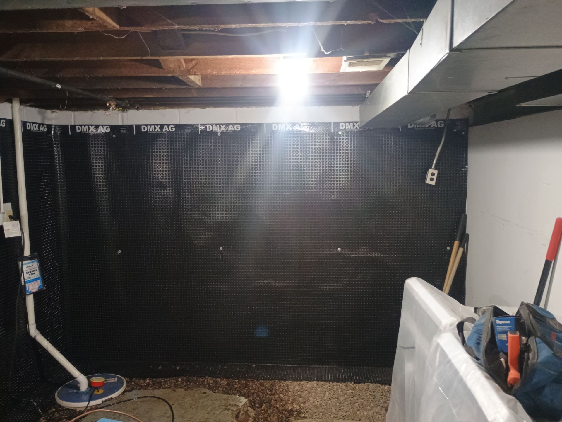 Interior Drain Tile & Yard French Drain in St. Paul, MN by Waterproofing Northeast