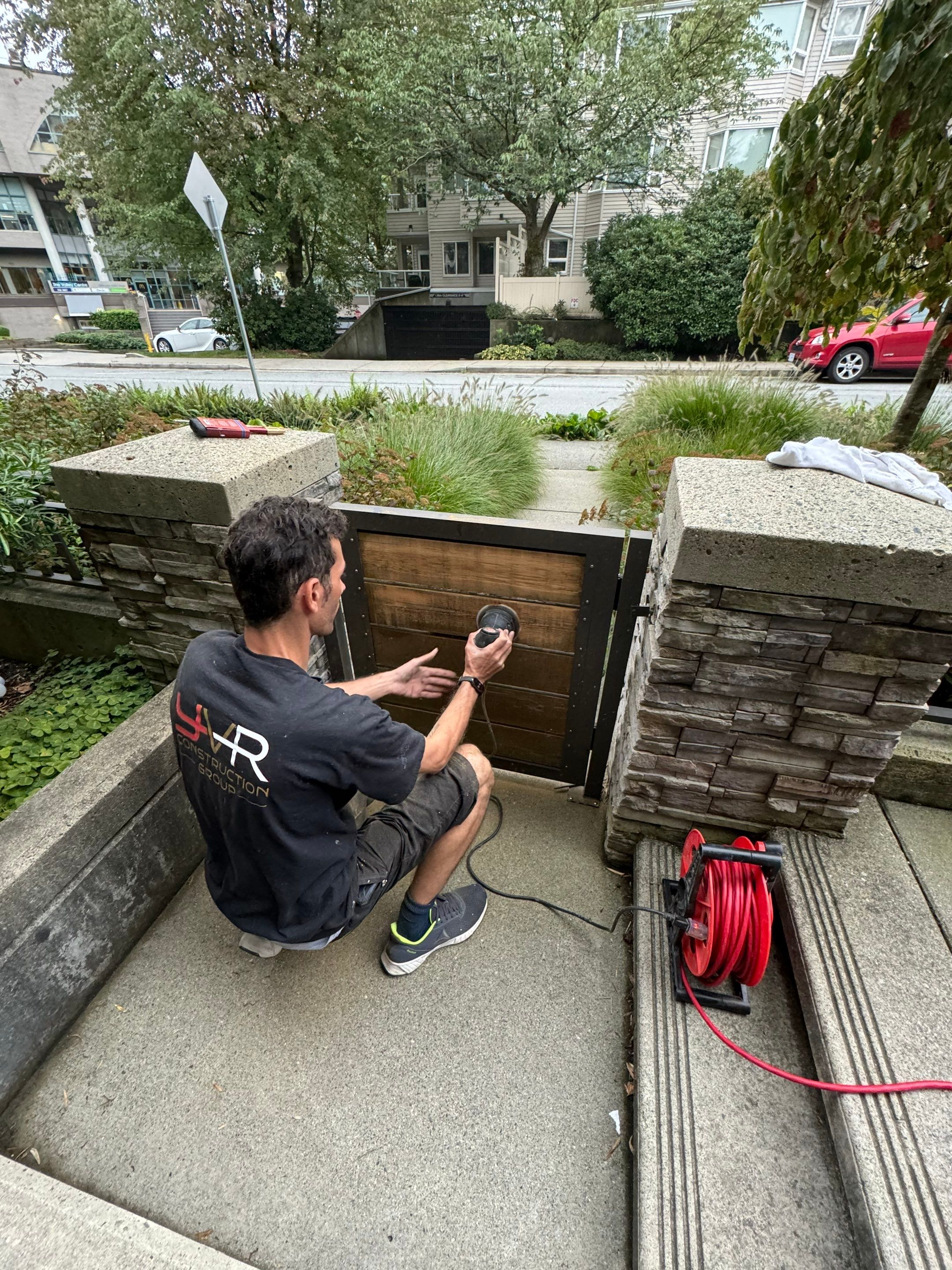 Gate Staining Project by YVR Construction Group