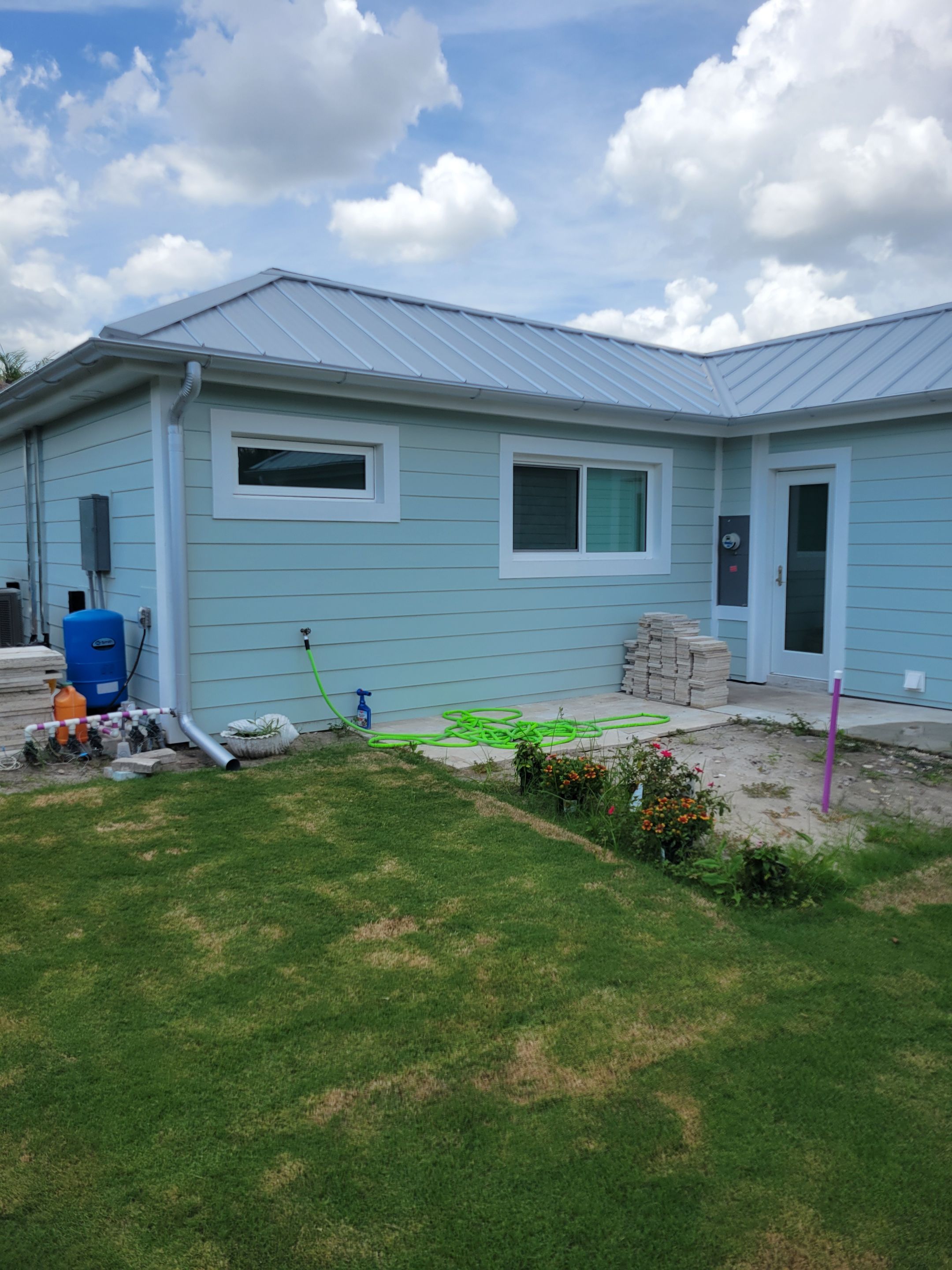 Half-Round Aluminum Gutters in Fort Myers FL by Gutter Professors