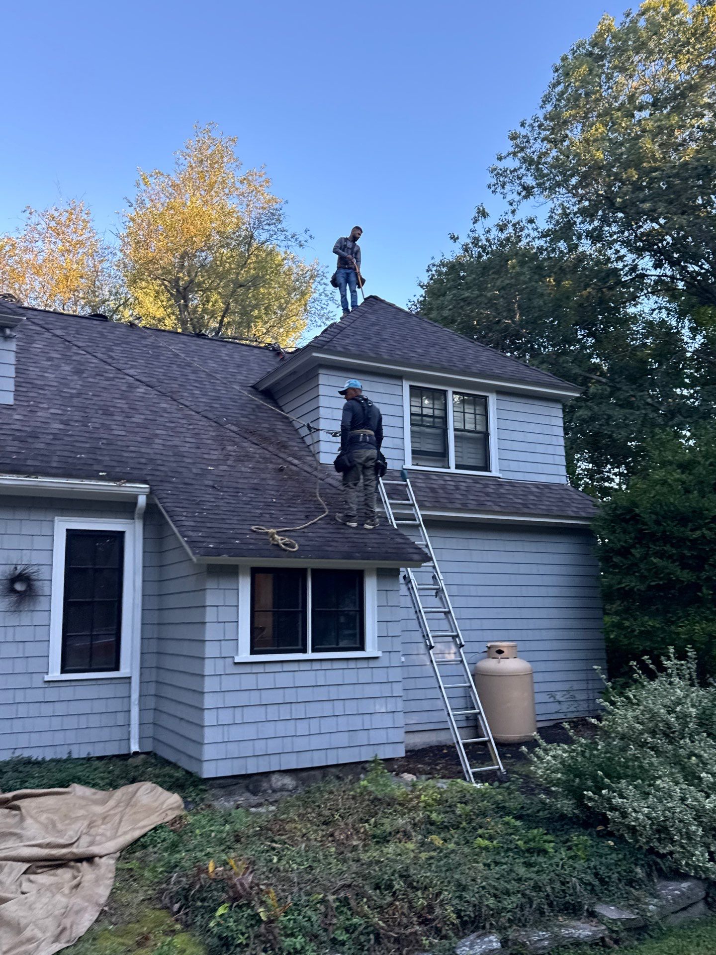Roof Replacement with EPDM Conversion and Gutter Upgrade – Littleton, MA by Mighty Dog Roofing of Greater Middlesex County