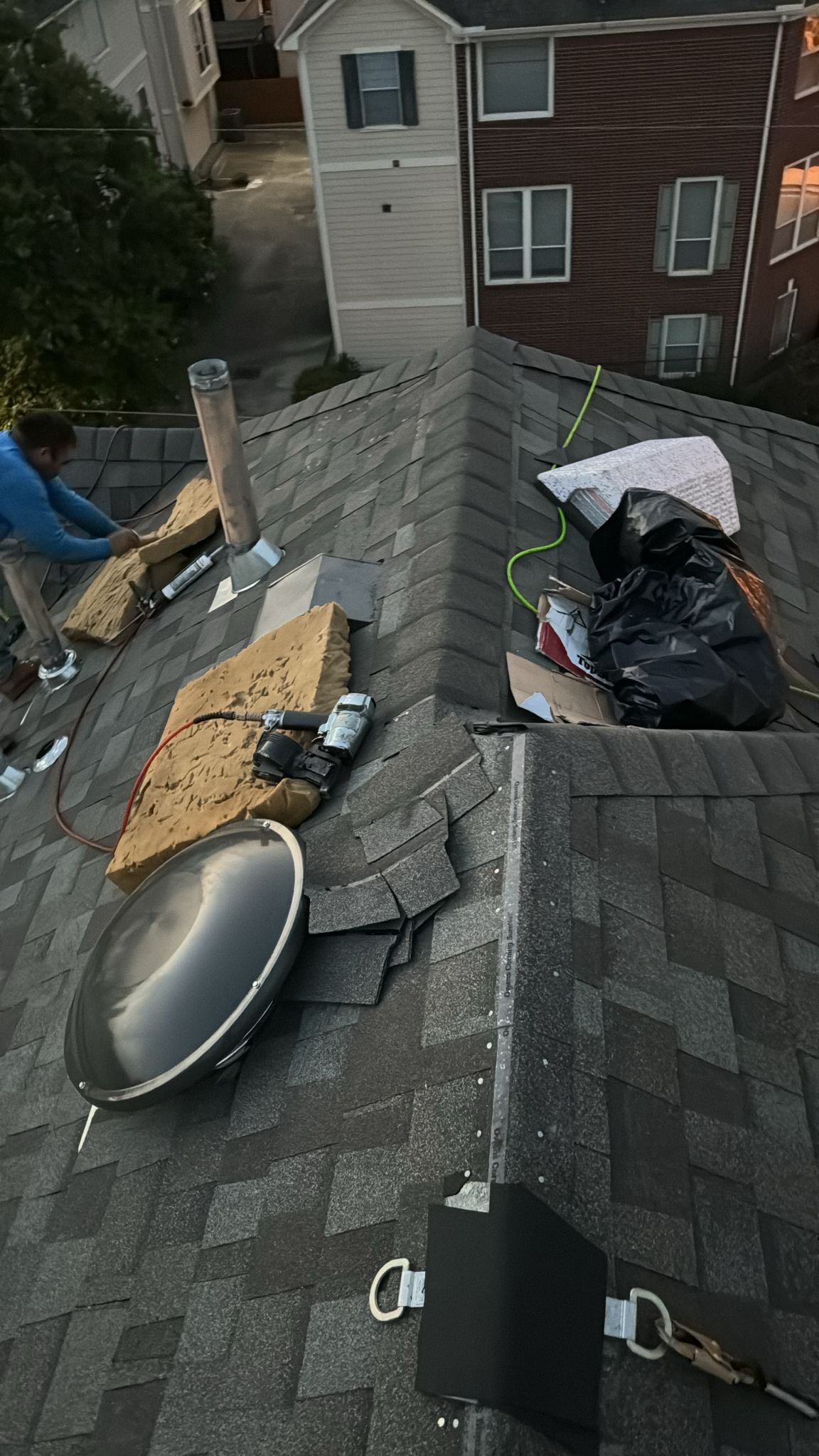 Residential Roofing Repair using Owen's Corning Duration (Lifetime) Shingles by Roof Repair Services LLC