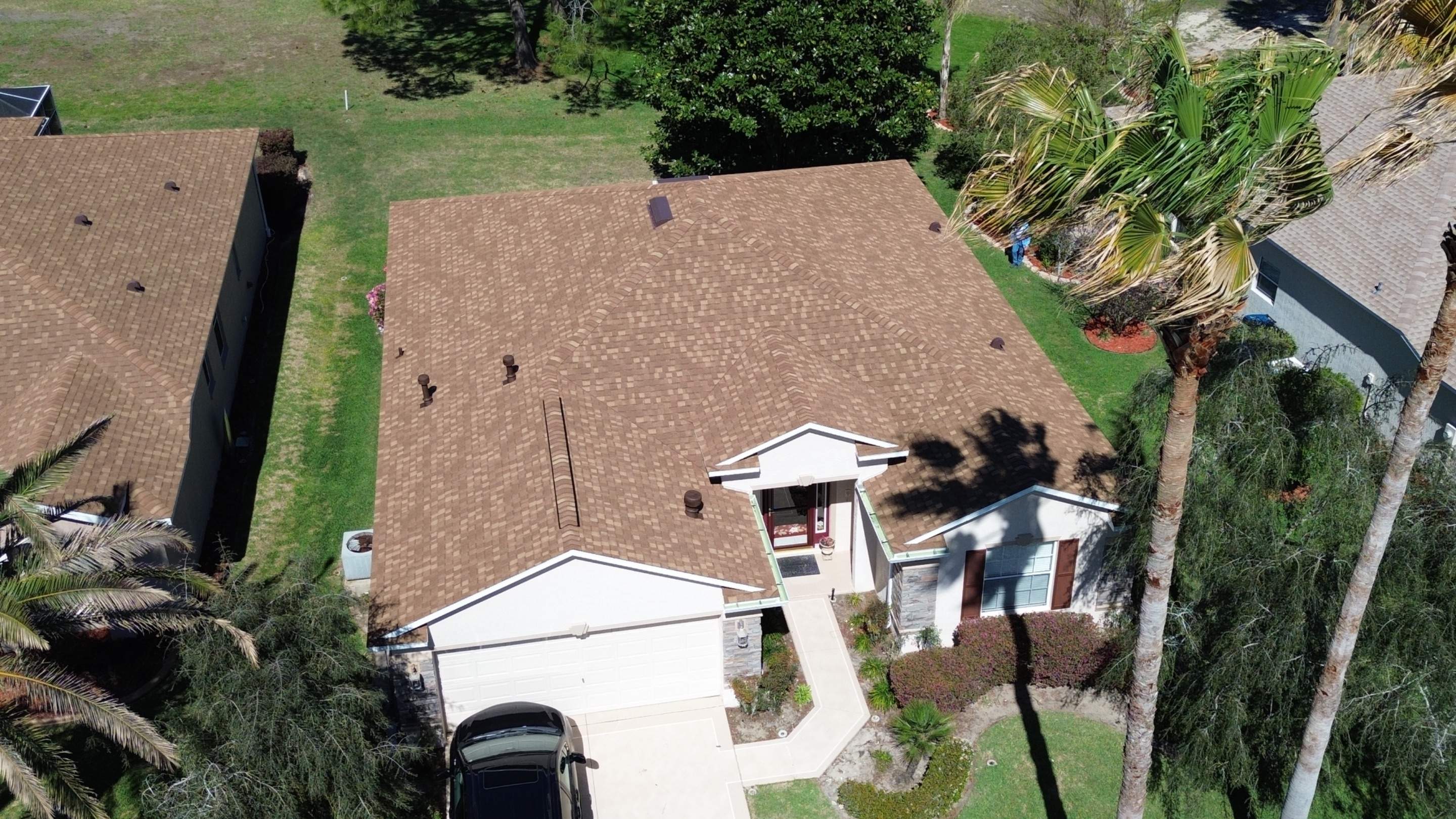 Shingle reroof in Ocala FL by Gold Key Roofing