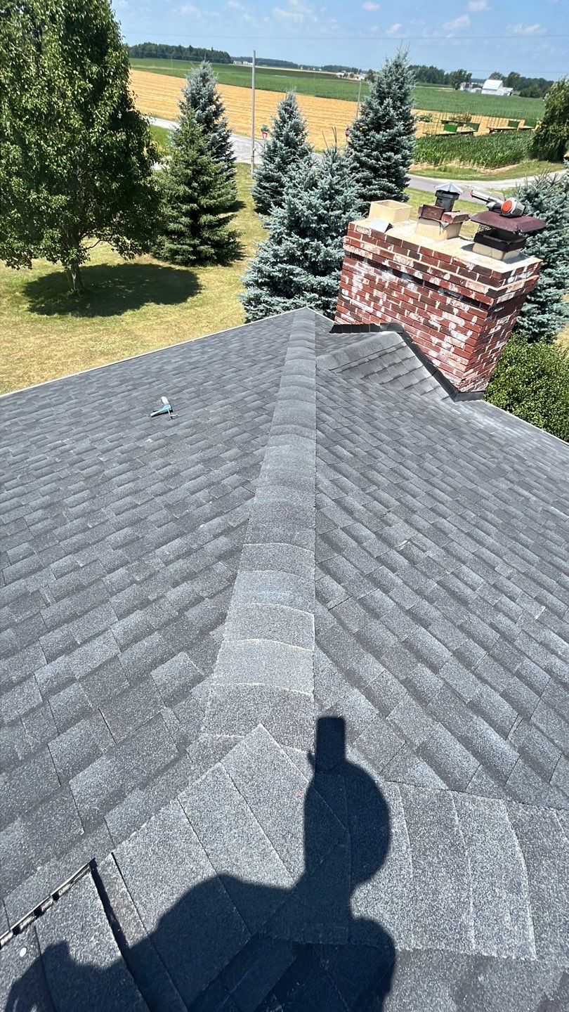 Residential Roofing Installation using GAF Timberline HDZ Charcoal by Nitro Roofing and Construction