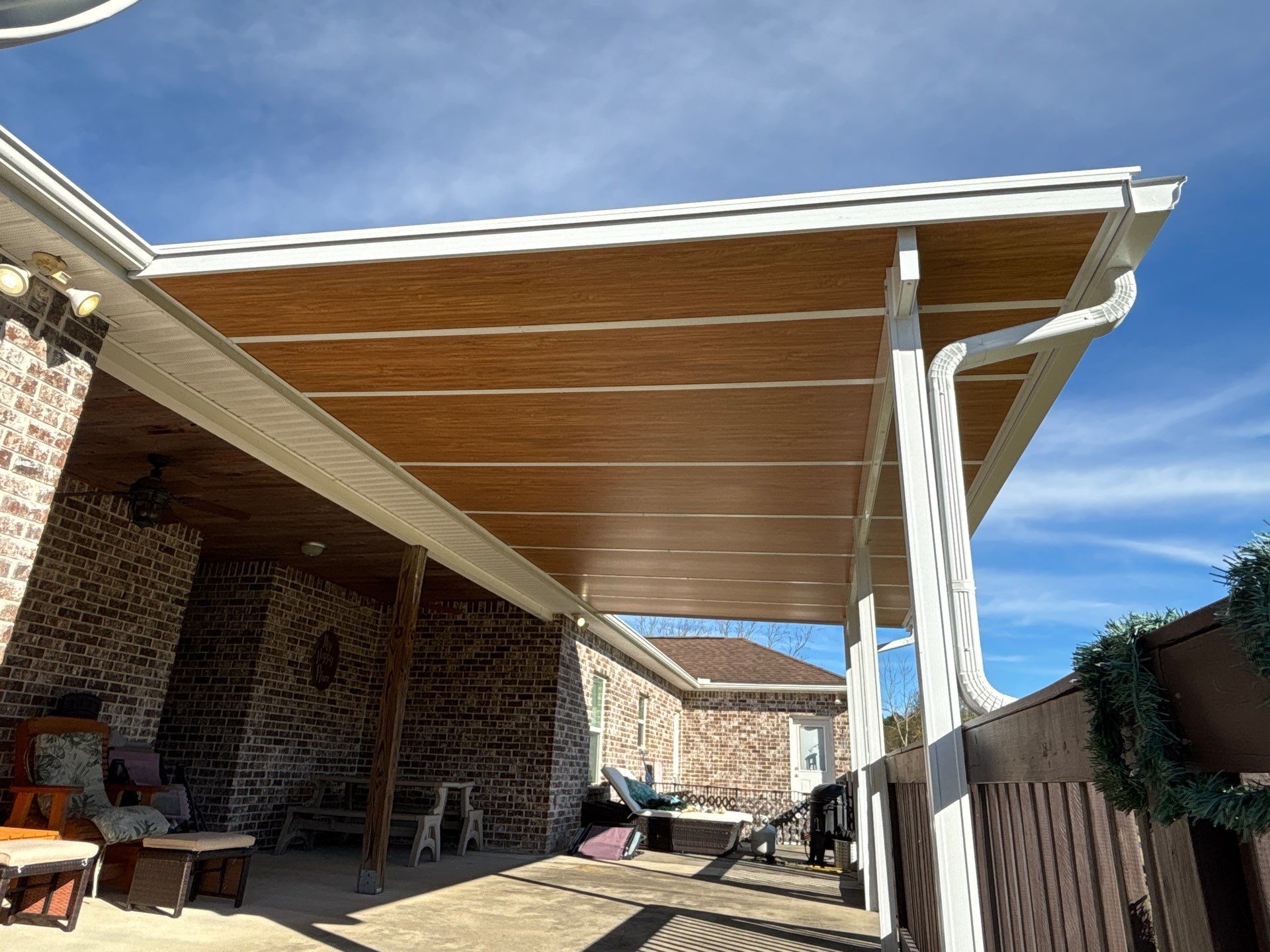 Steelwood Patio Cover in Molino by Titan Sunrooms