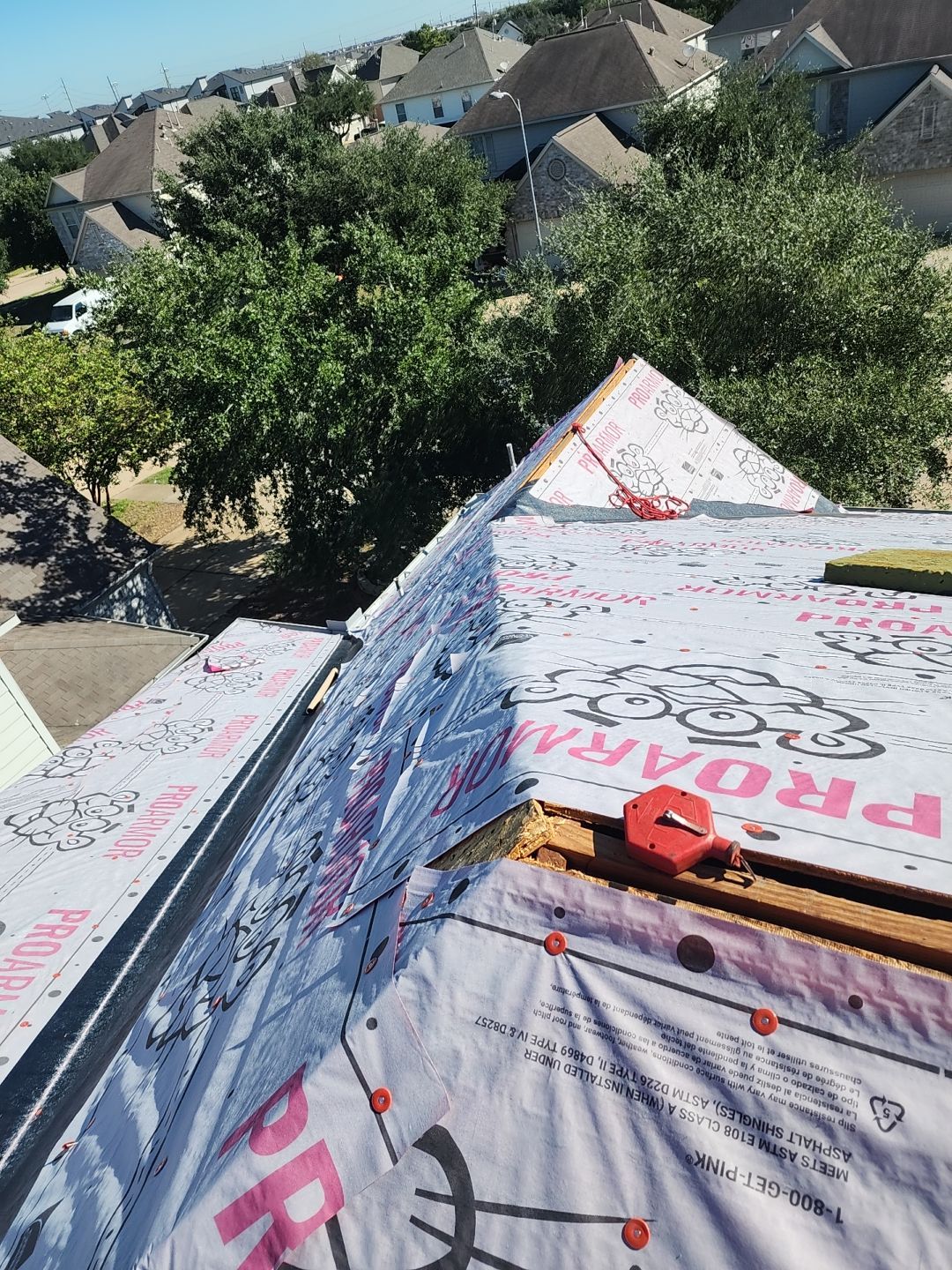 Residential Roofing Installation using Owen's Corning Duration (Lifetime) Shingles by Roof Repair Company