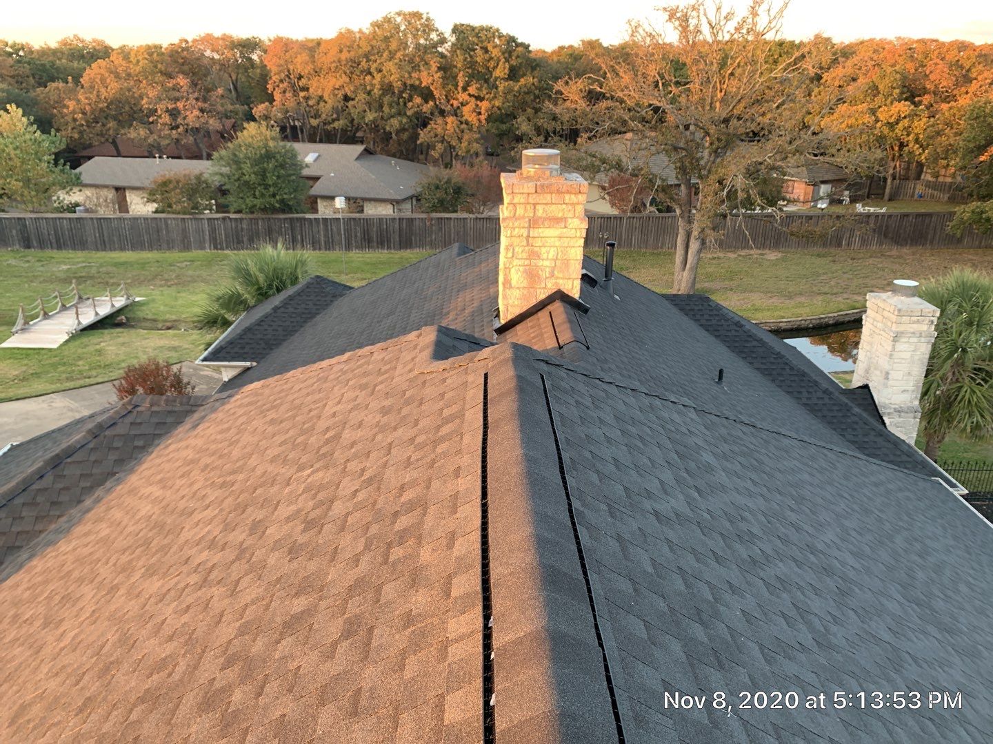 Huge Estate - Residential Roofing Installation using GAF Timberline HDZ Shingle System by First United Roofing & Construction