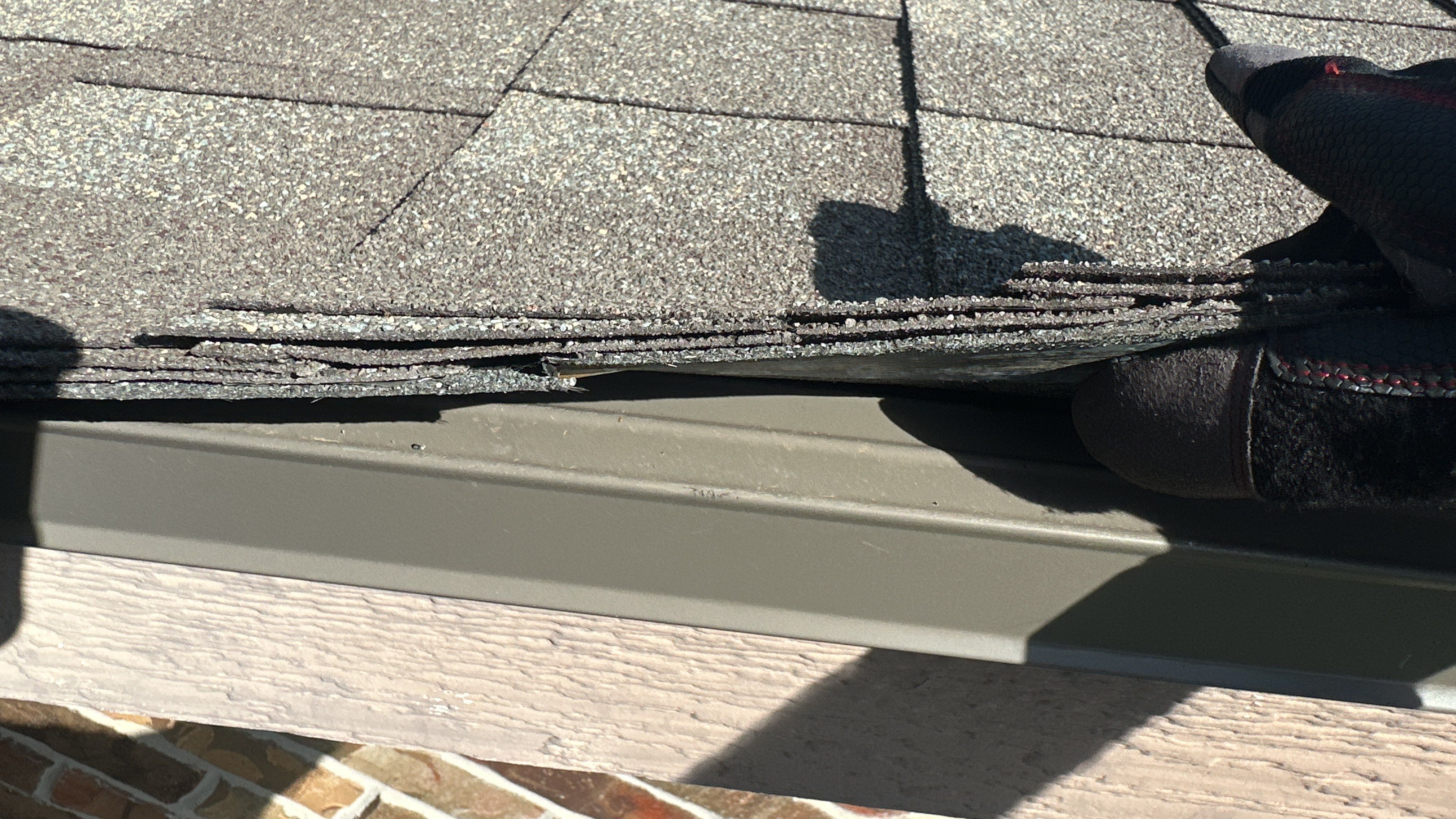 Reroof using GAF HDZ Weathered Wood by Castillo Roofing
