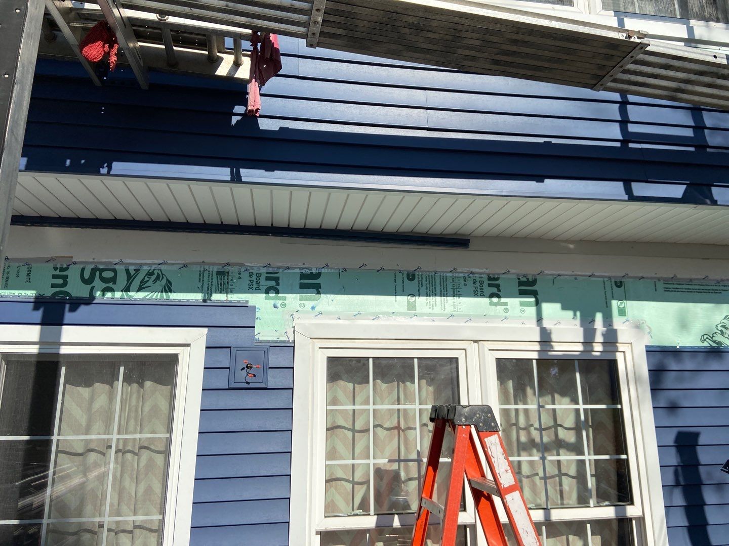 Siding Replacement using Certainteed Restoration Classic D4 Midnight Blue by 180 Contractors