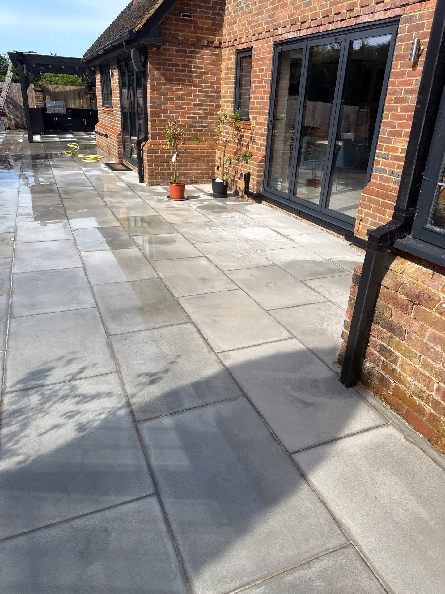 Patio and Pagola clean by Ges Exterior Cleaning ltd